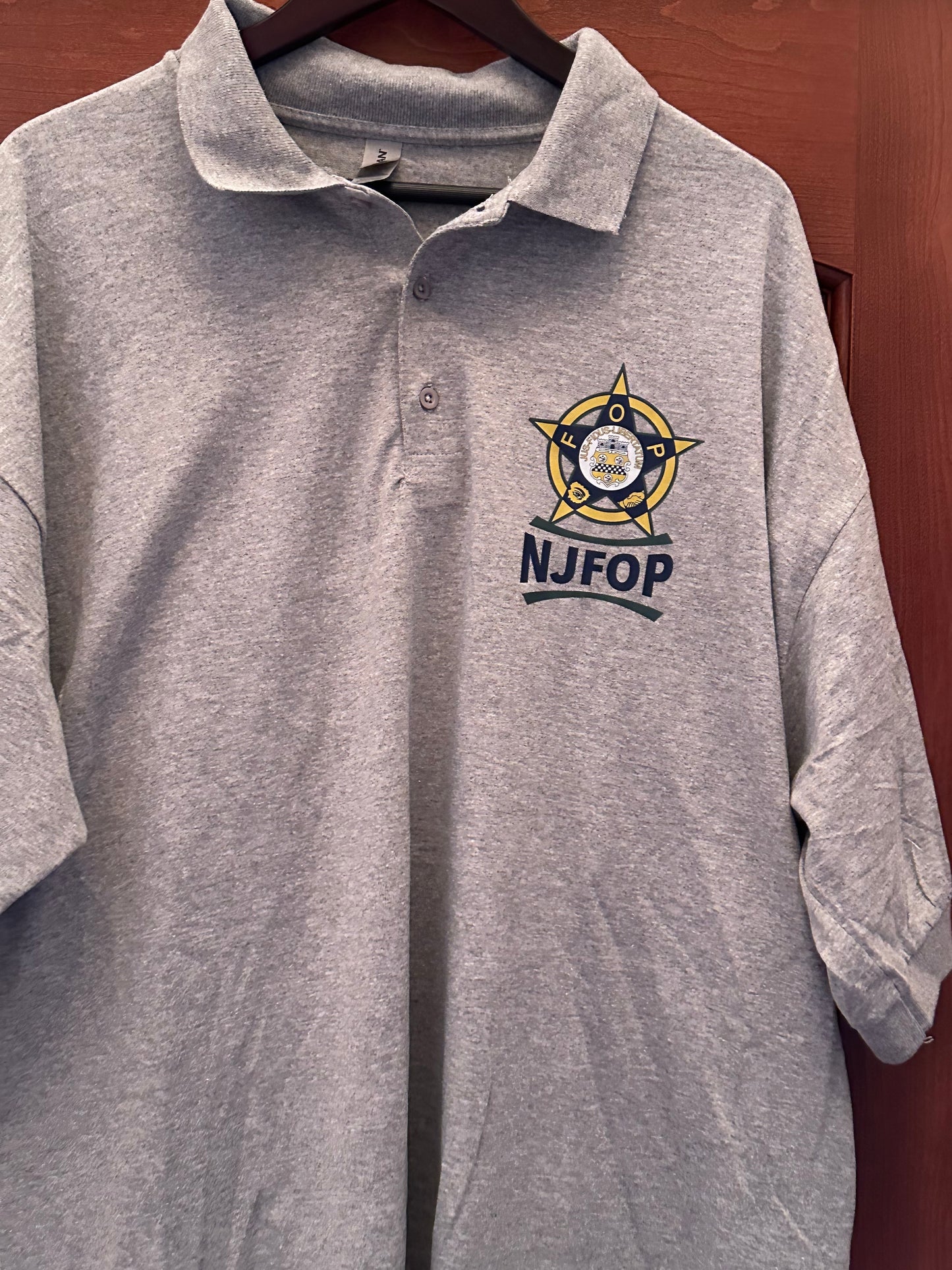 FOP 38TH Biennial 2024 Grey Gildan Polo Shirt