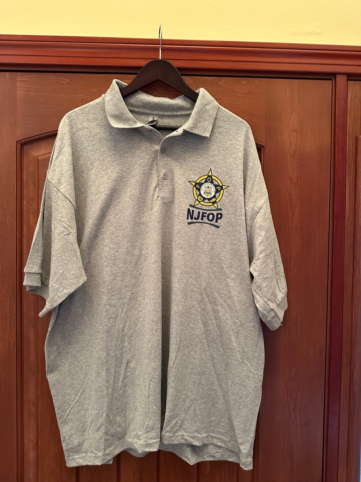 FOP 38TH Biennial 2024 Grey Gildan Polo Shirt