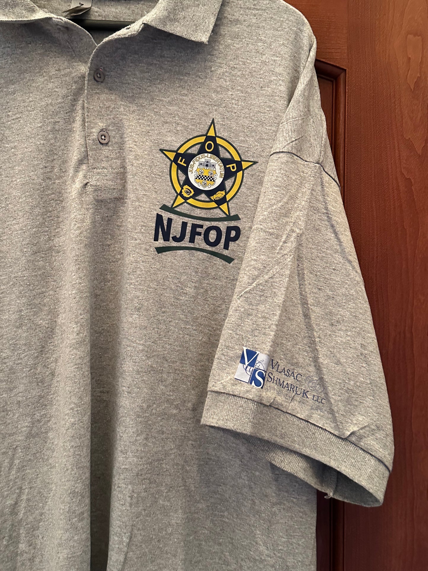 FOP 38TH Biennial 2024 Grey Gildan Polo Shirt