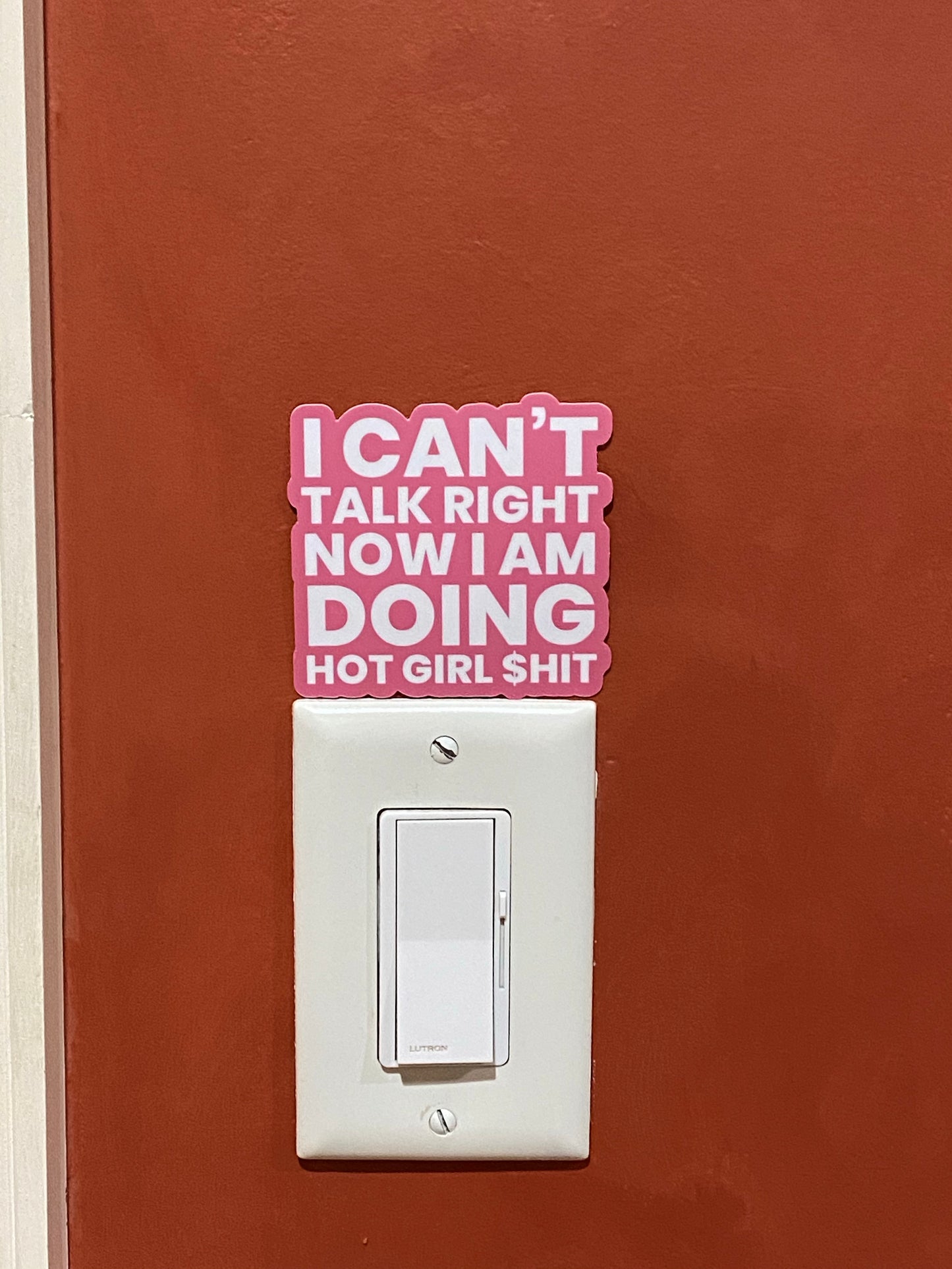 Tik Tok inspired song/quotes sticker - Megan the stallion - I a hot girl I do hot quotes
