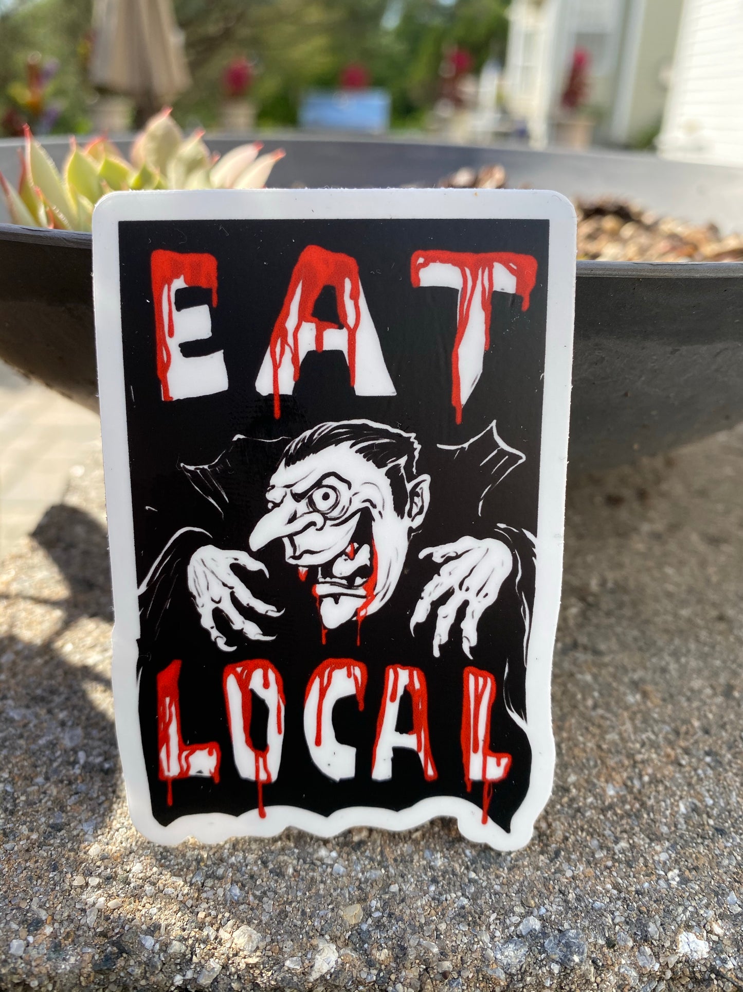 Dracula eat local - vampire Halloween Count Dracula Dante