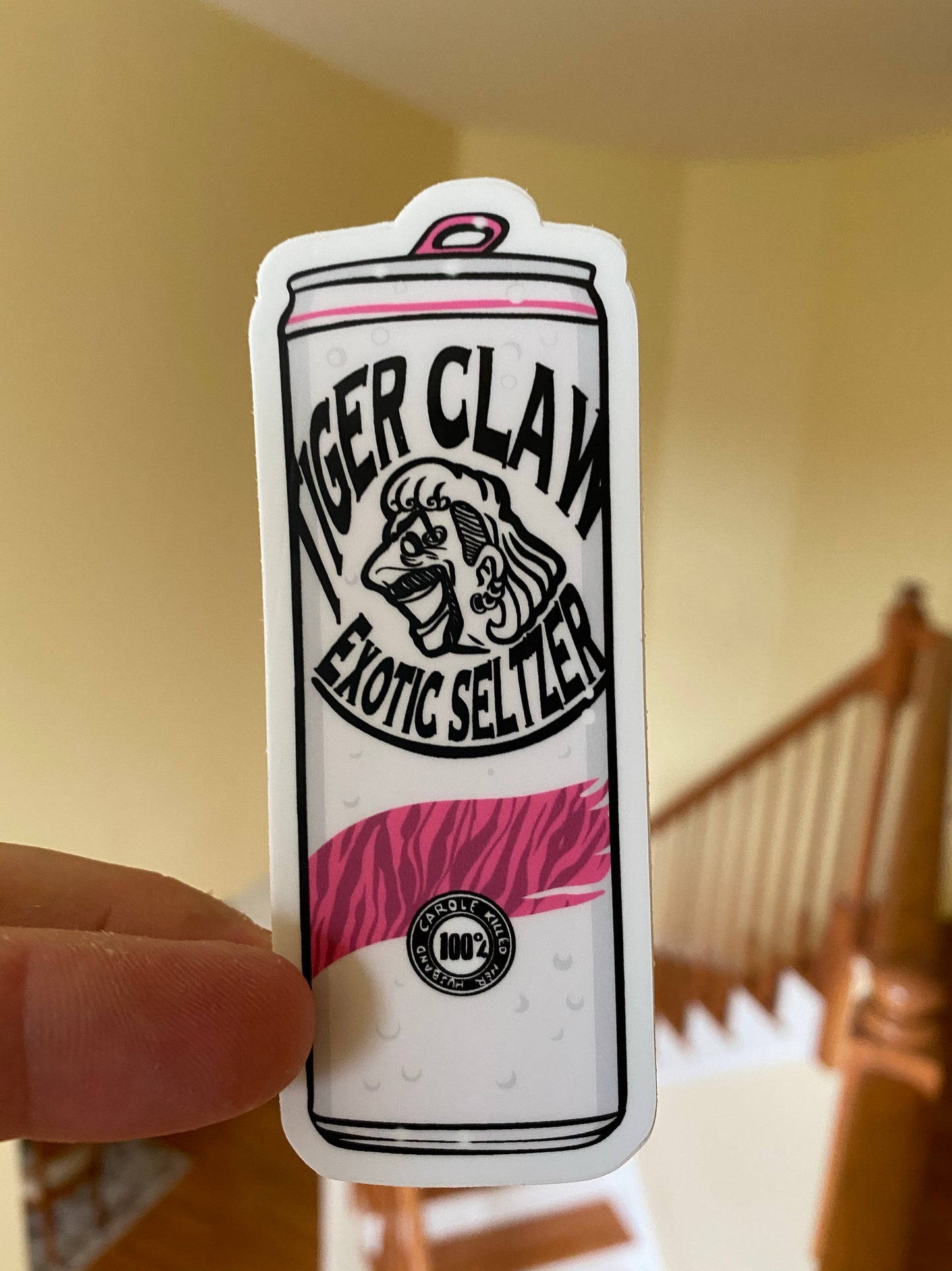 Tiger king - Tiger claw sticker - Joe exotic for President