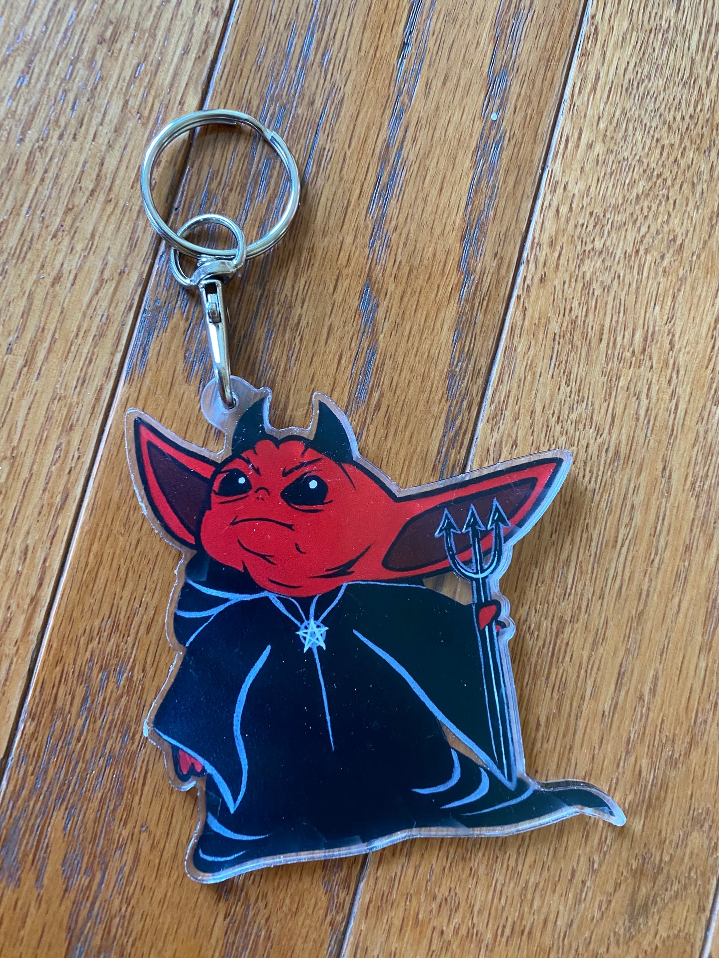 The evil child - super cute keychain- created by artist Penny slice