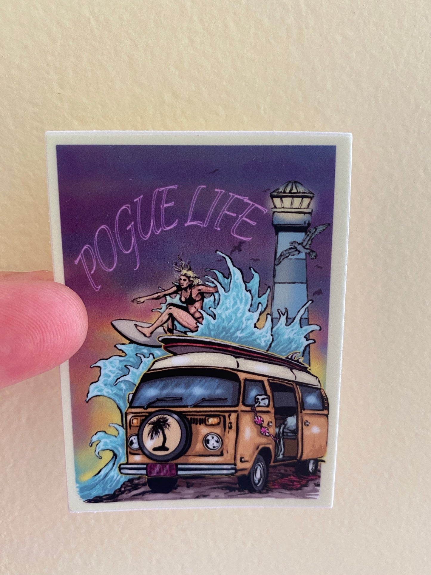 OBX Pogue life beach surf girl small sign Pogue life VW John B JJ Pope Kiara Sarah OBX
