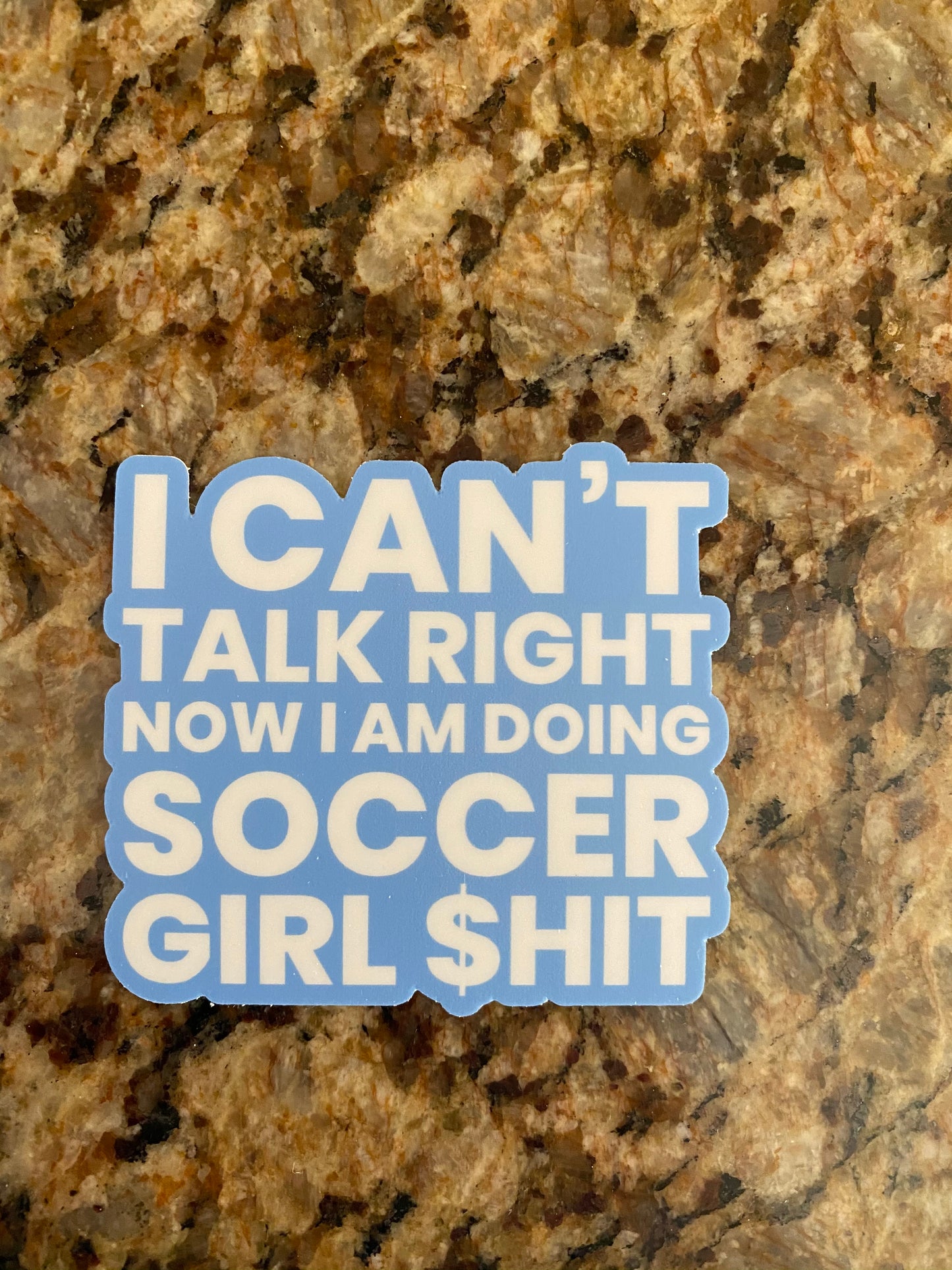 Tik Tok inspired song/quotes soccer girl sticker - Megan the stallion - I a hot girl I do hot quotes