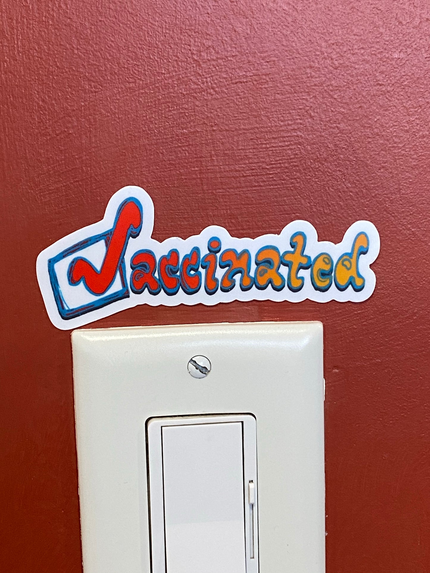 vaccination stickers