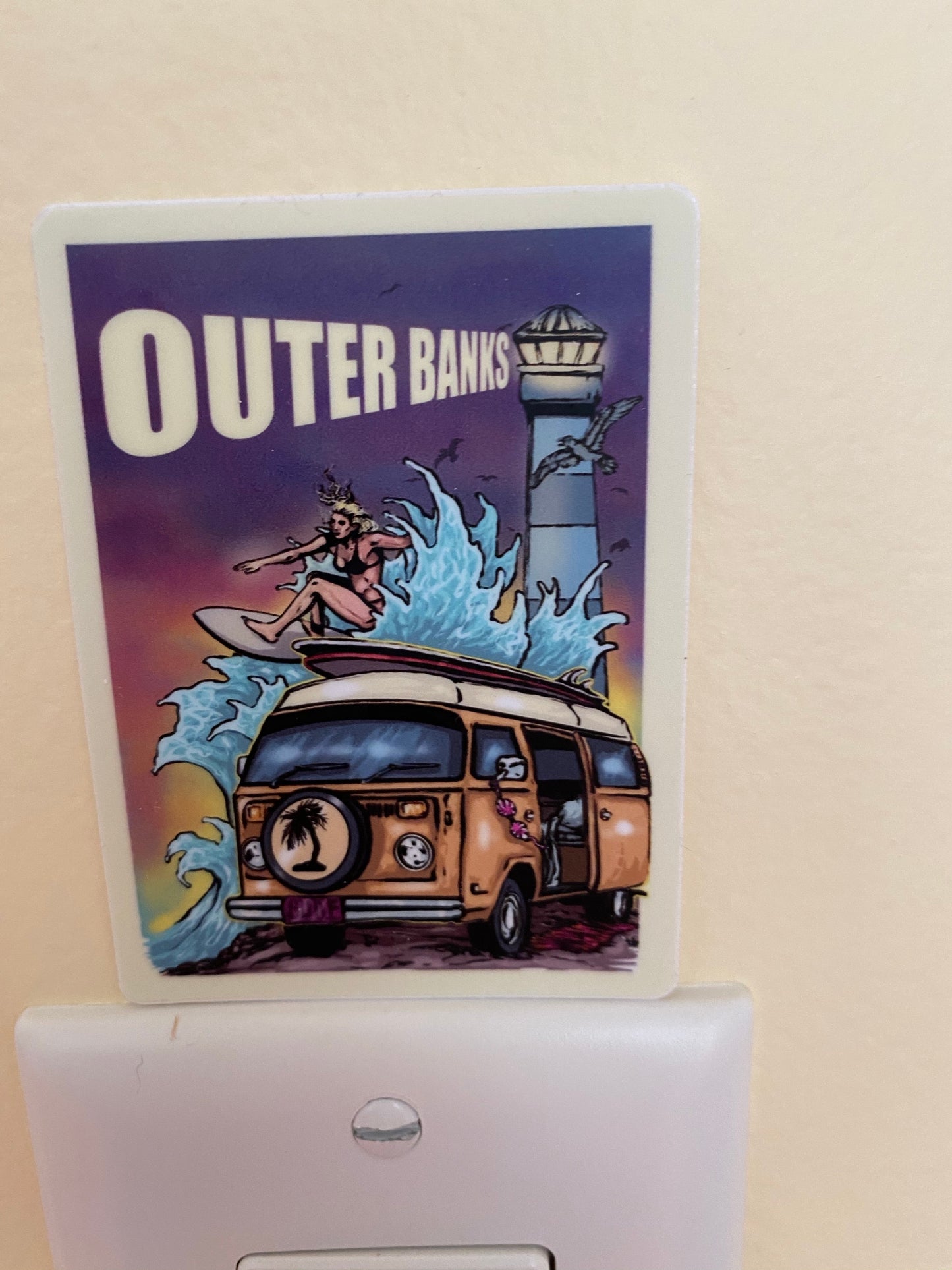 OBX beach surf girl small sign Pogue life VW John B JJ Pope Kiara Sarah OBX
