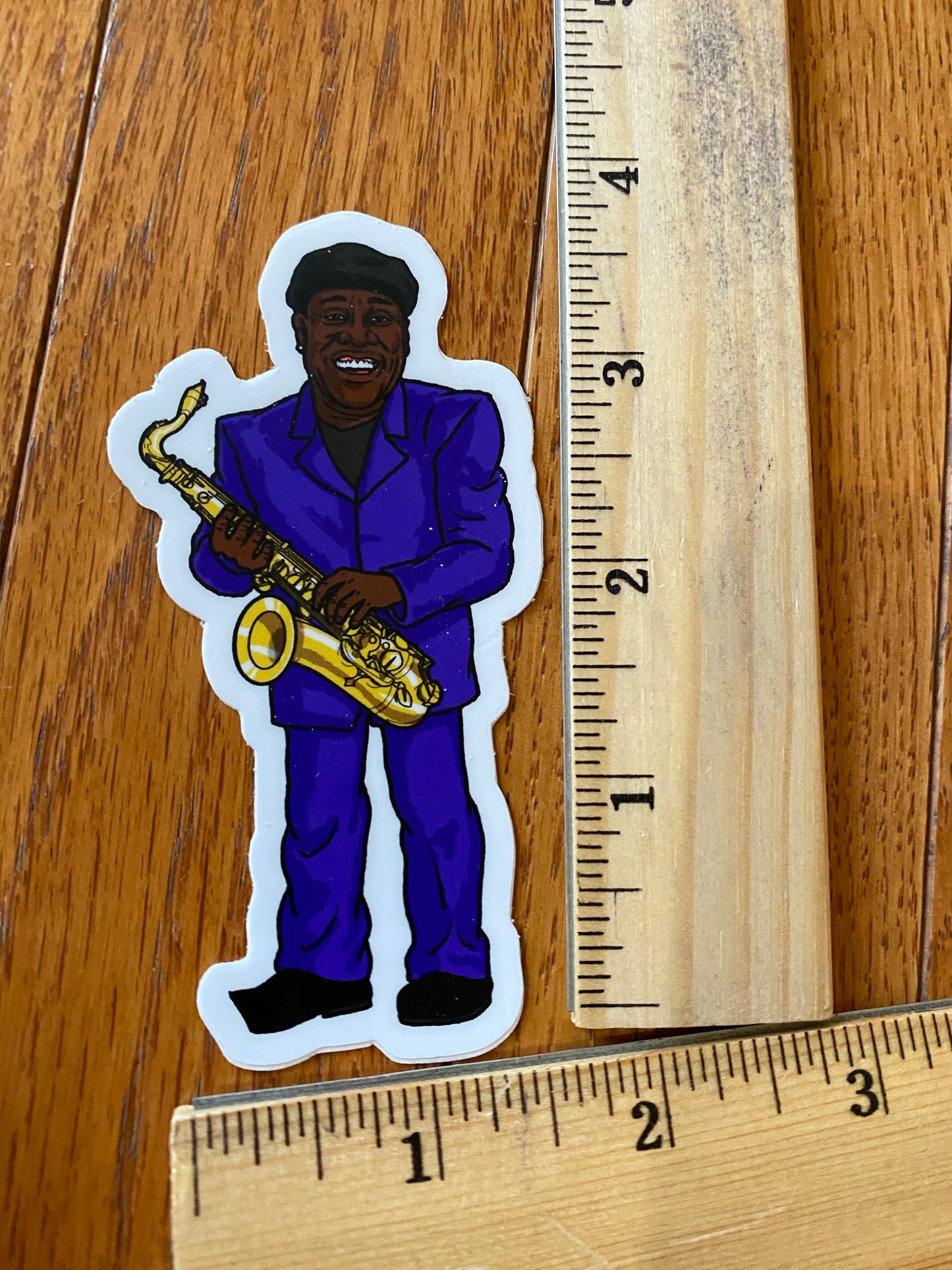 The Boss Clarence steve Nazar sticker - E street band