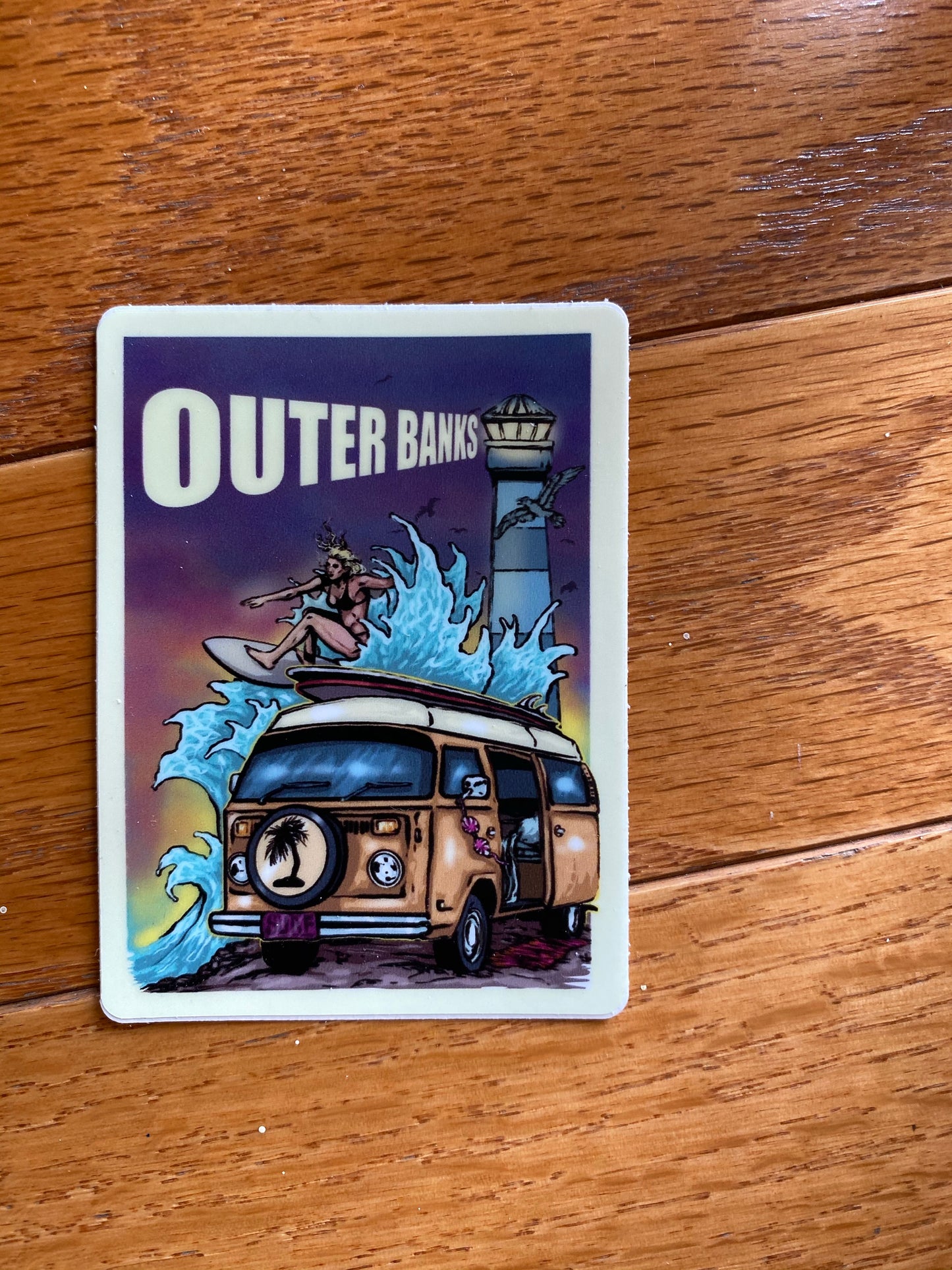 OBX beach surf girl small sign Pogue life VW John B JJ Pope Kiara Sarah OBX