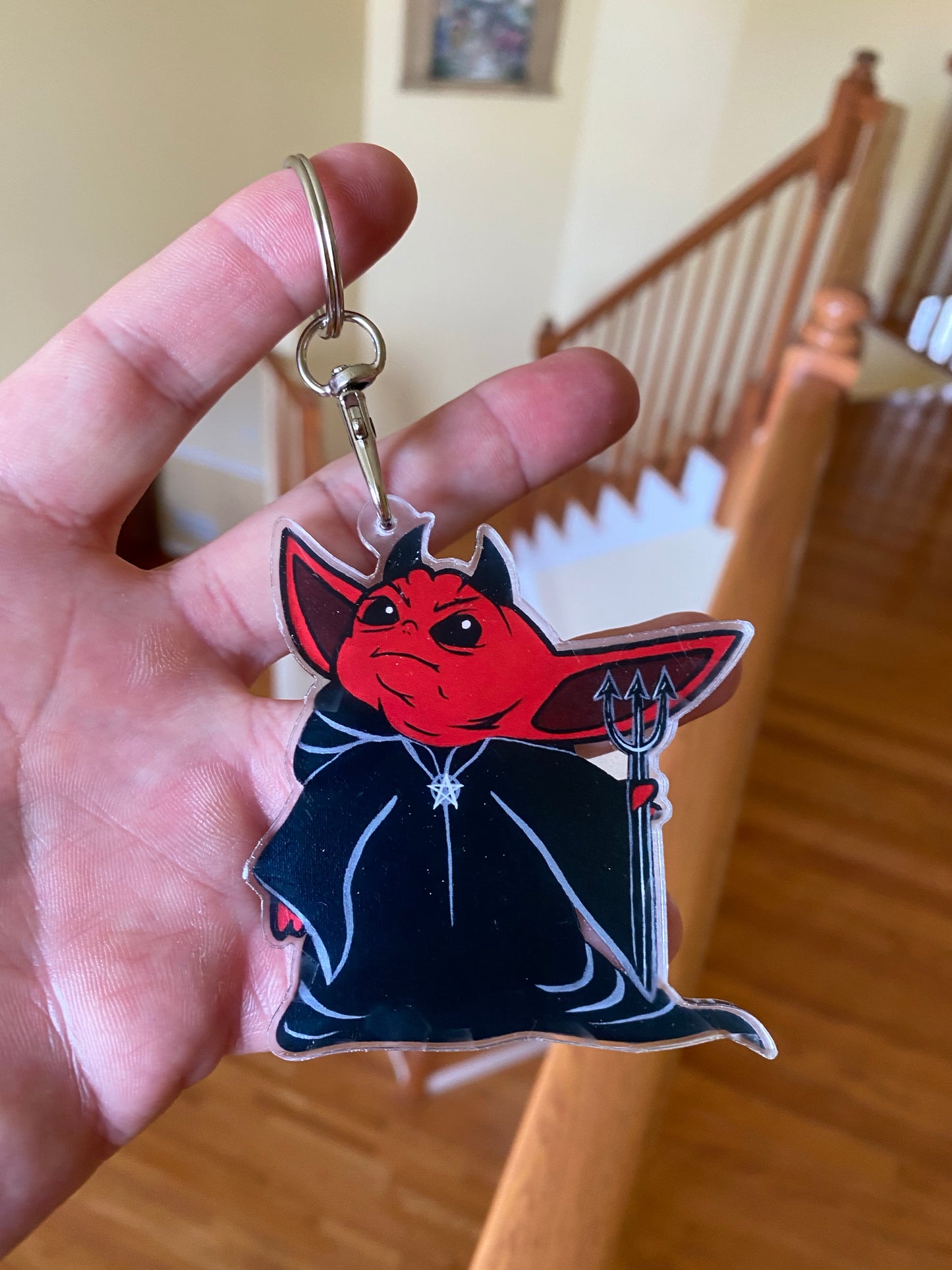 The evil child - super cute keychain- created by artist Penny slice