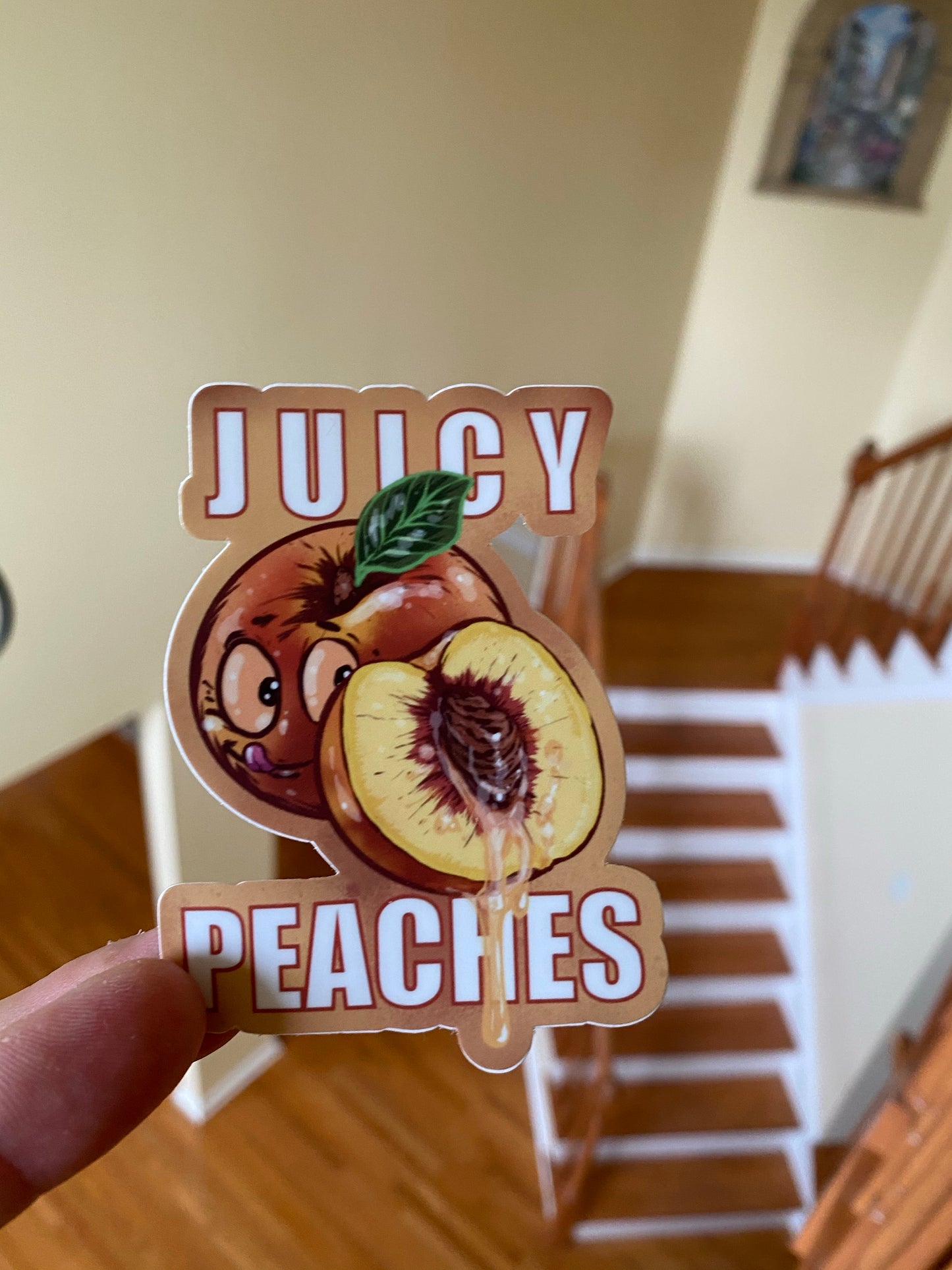 Farm Fresh sticker collection - juicy sweet peaches sticker