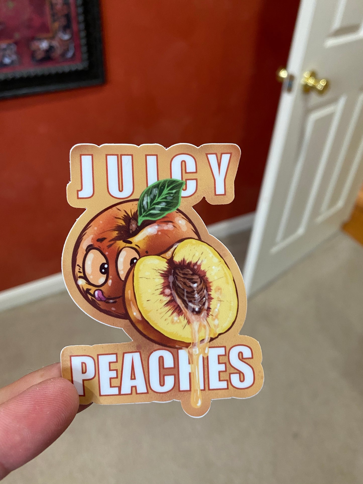 Farm Fresh sticker collection - juicy sweet peaches sticker