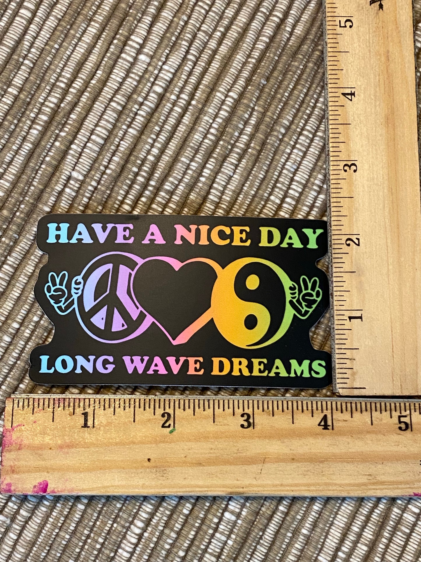 Long wave dreams - have a nice day sticker