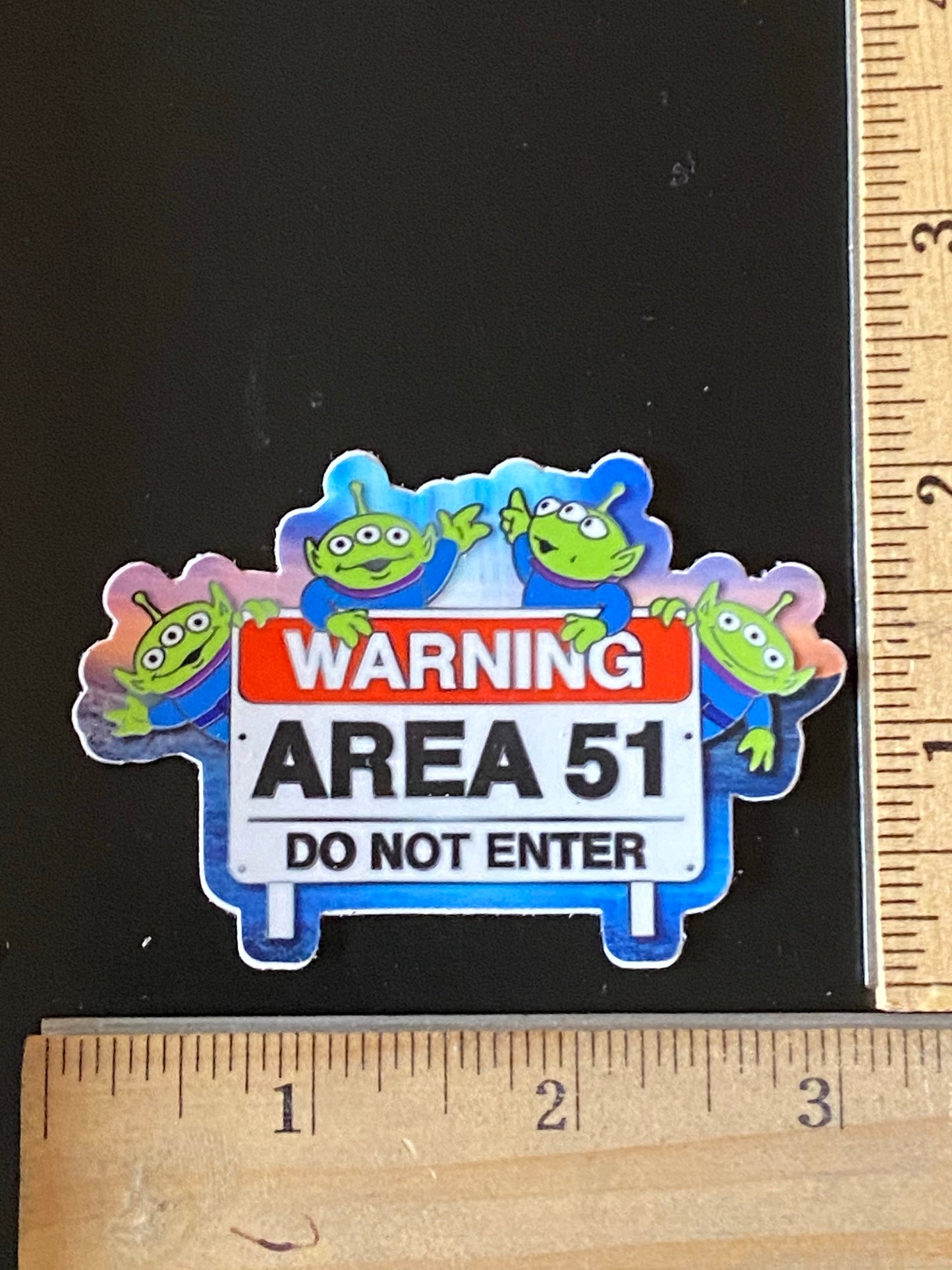 Storm Area 51 - Green alien crane - little green alien the claw sticker