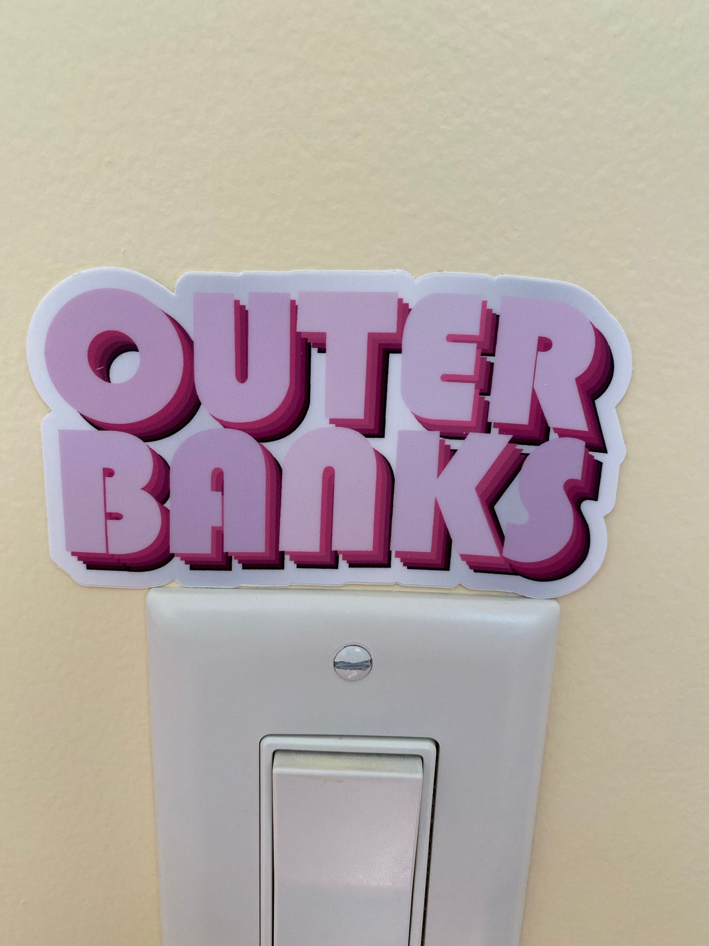 Outer Banks Pink sticker John B JJ Pope Kiara Sarah OBX