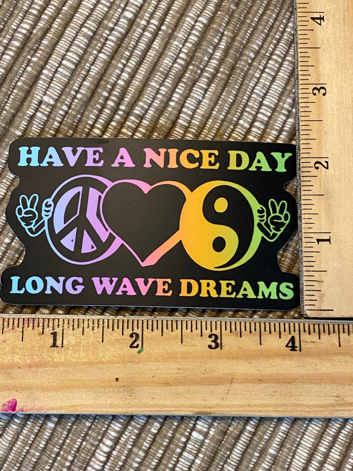 Long wave dreams - have a nice day sticker