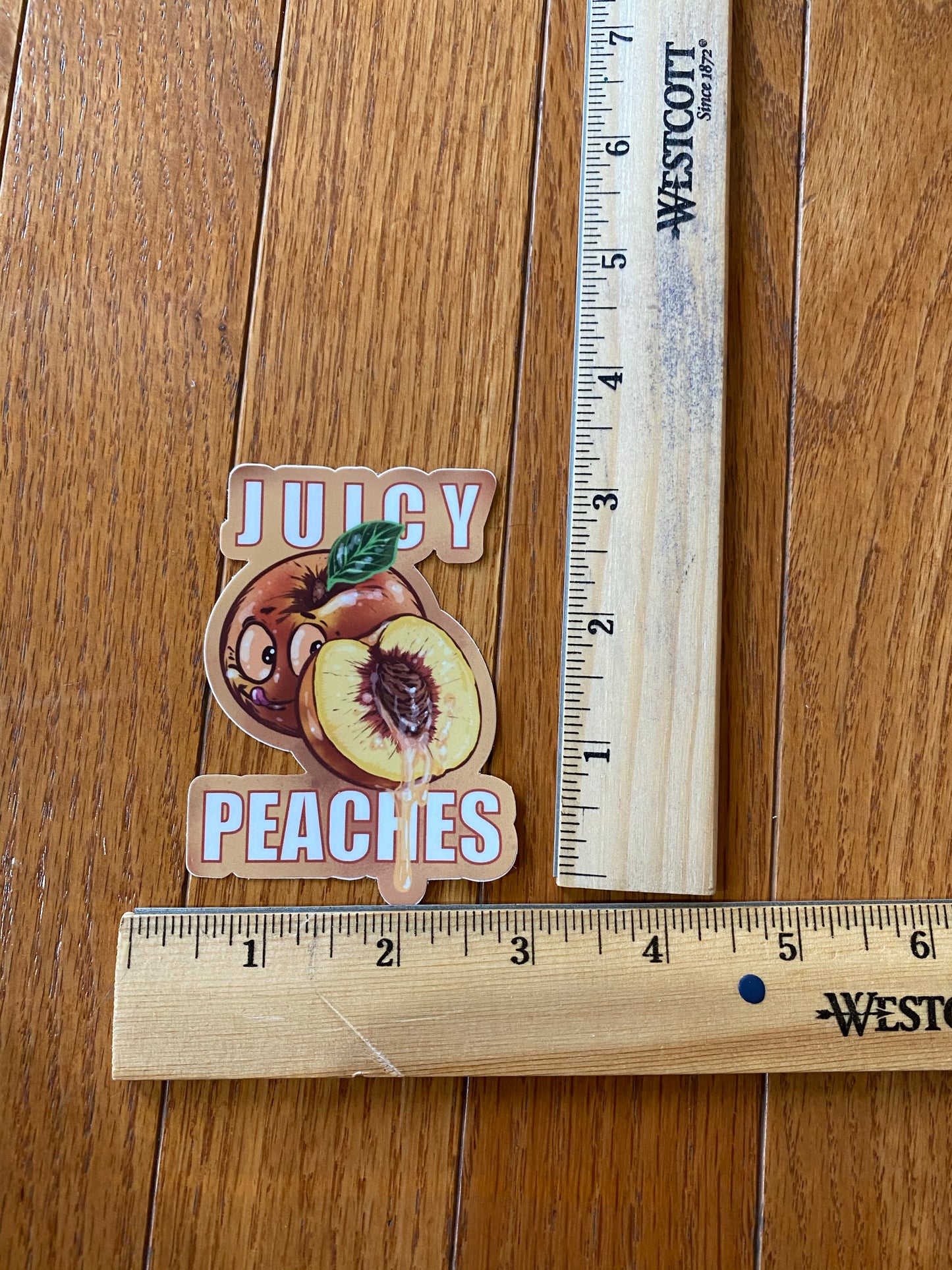 Farm Fresh sticker collection - juicy sweet peaches sticker