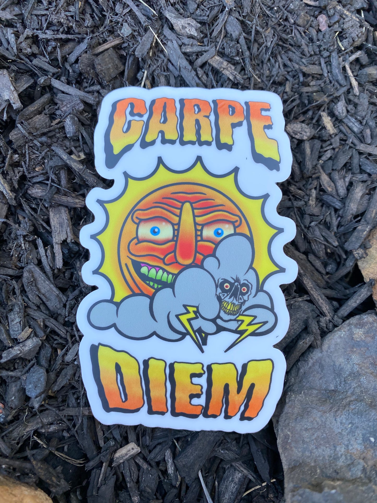 Carpe Diem Sun & Cloud - Seize the Day - live life