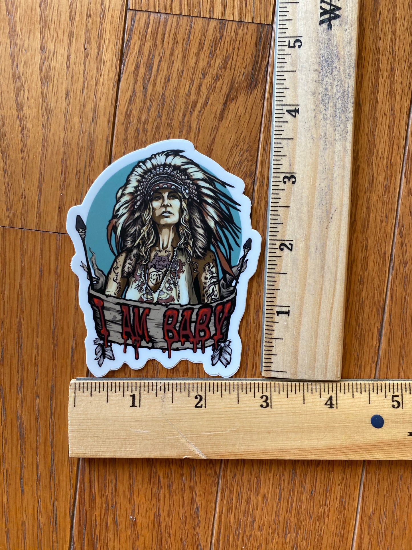 Baby firefly Captain Spaulding original fan art sticker I’m your bozo Jesus - devils rejects 3 from hell tutti fruti