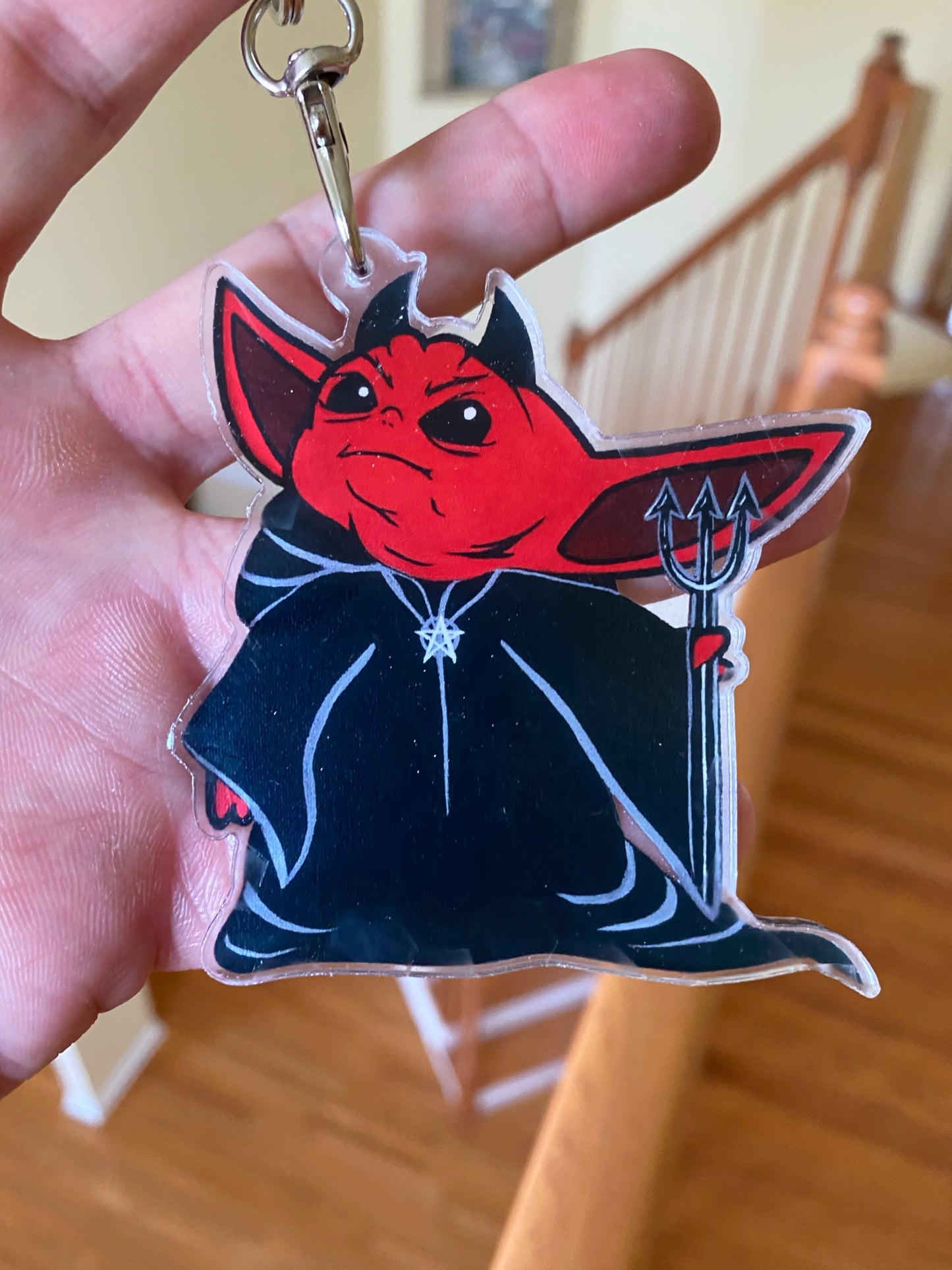 The evil child - super cute keychain- created by artist Penny slice