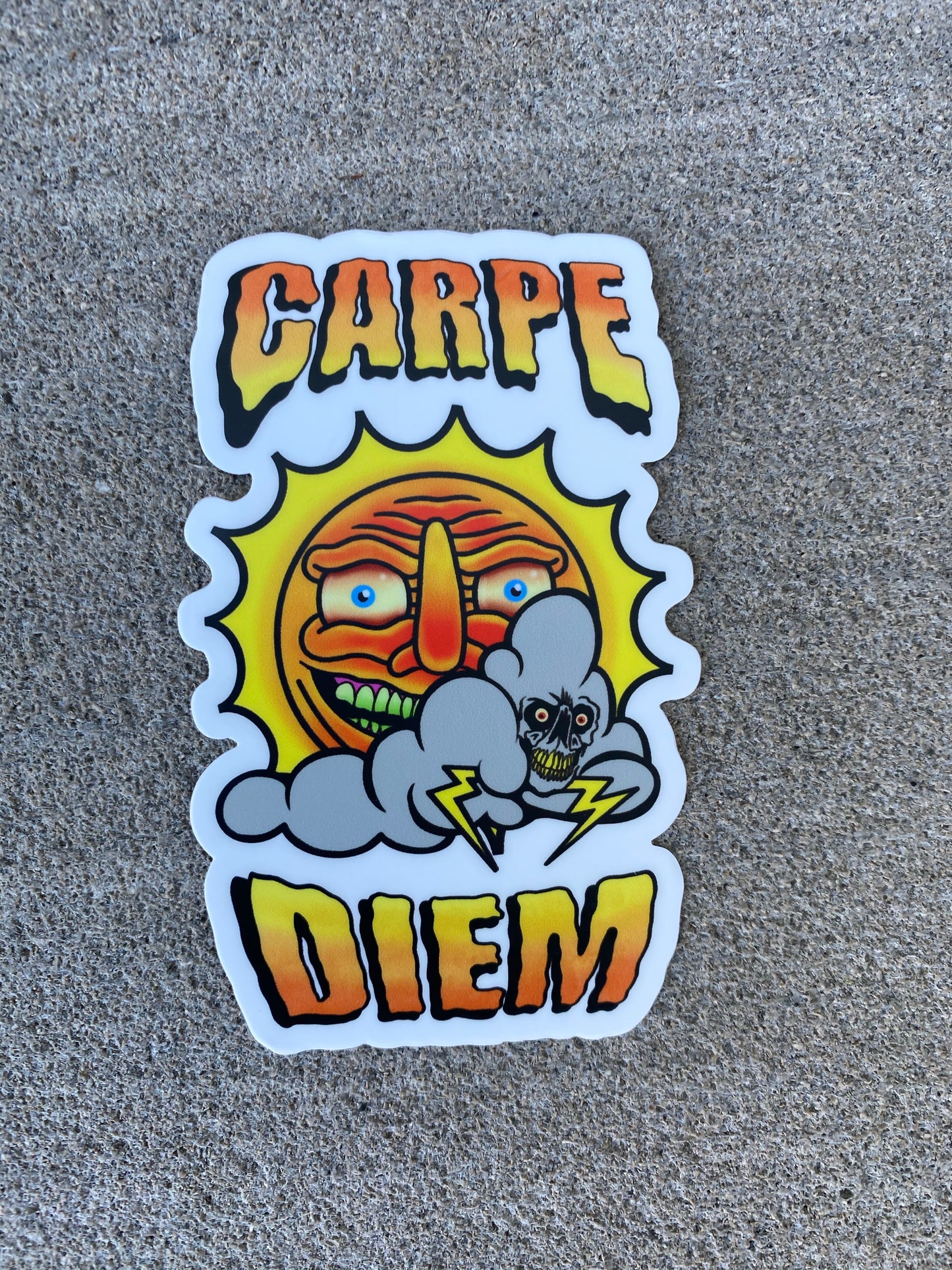 Carpe Diem Sun & Cloud - Seize the Day - live life