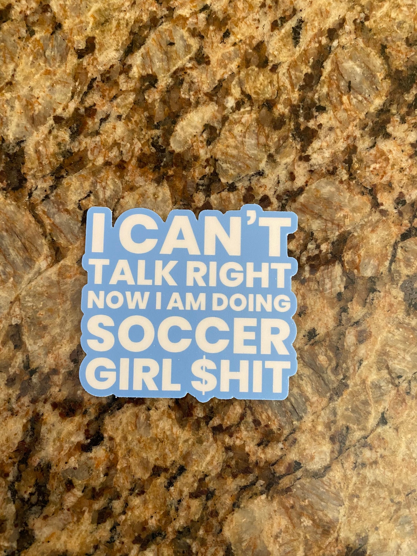 Tik Tok inspired song/quotes soccer girl sticker - Megan the stallion - I a hot girl I do hot quotes