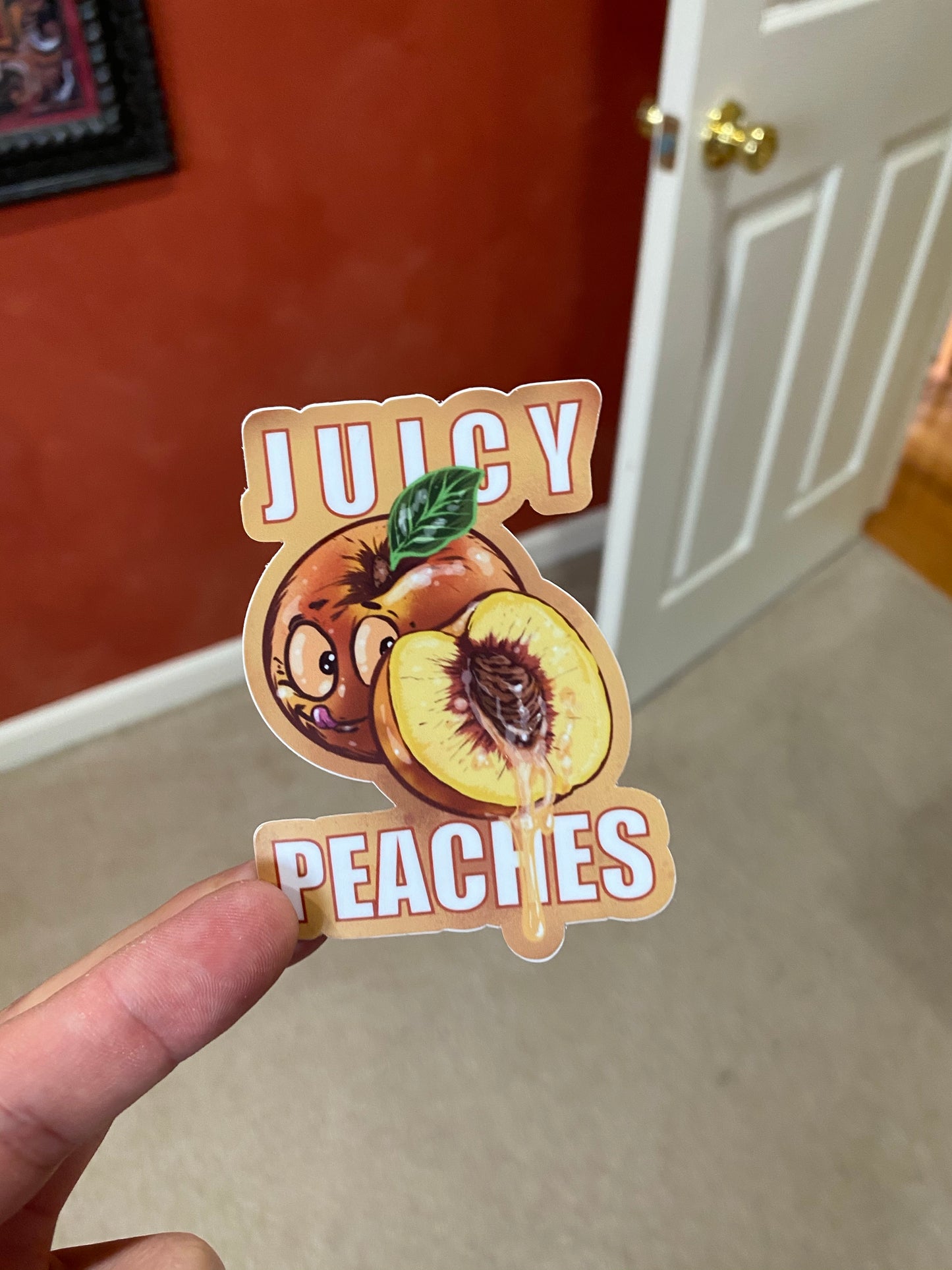 Farm Fresh sticker collection - juicy sweet peaches sticker