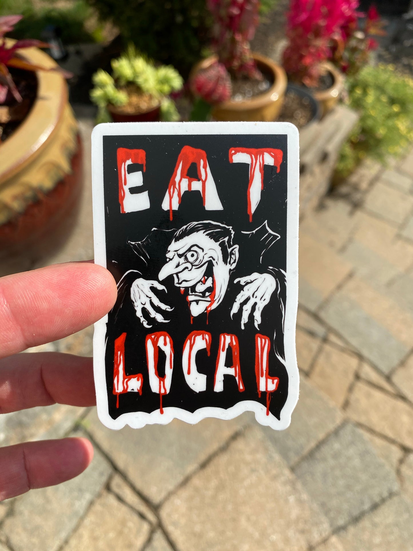 Dracula eat local - vampire Halloween Count Dracula Dante