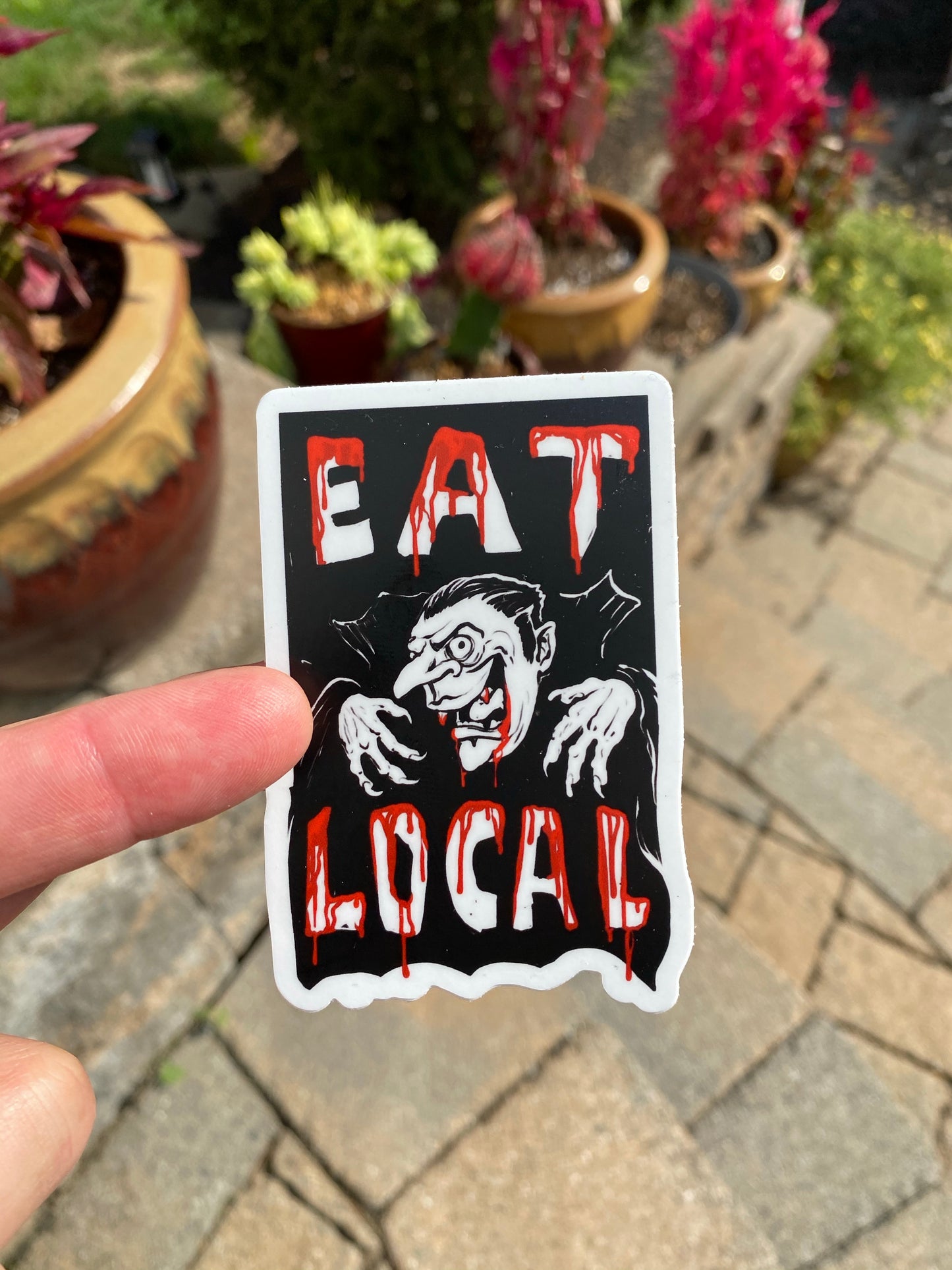 Dracula eat local - vampire Halloween Count Dracula Dante