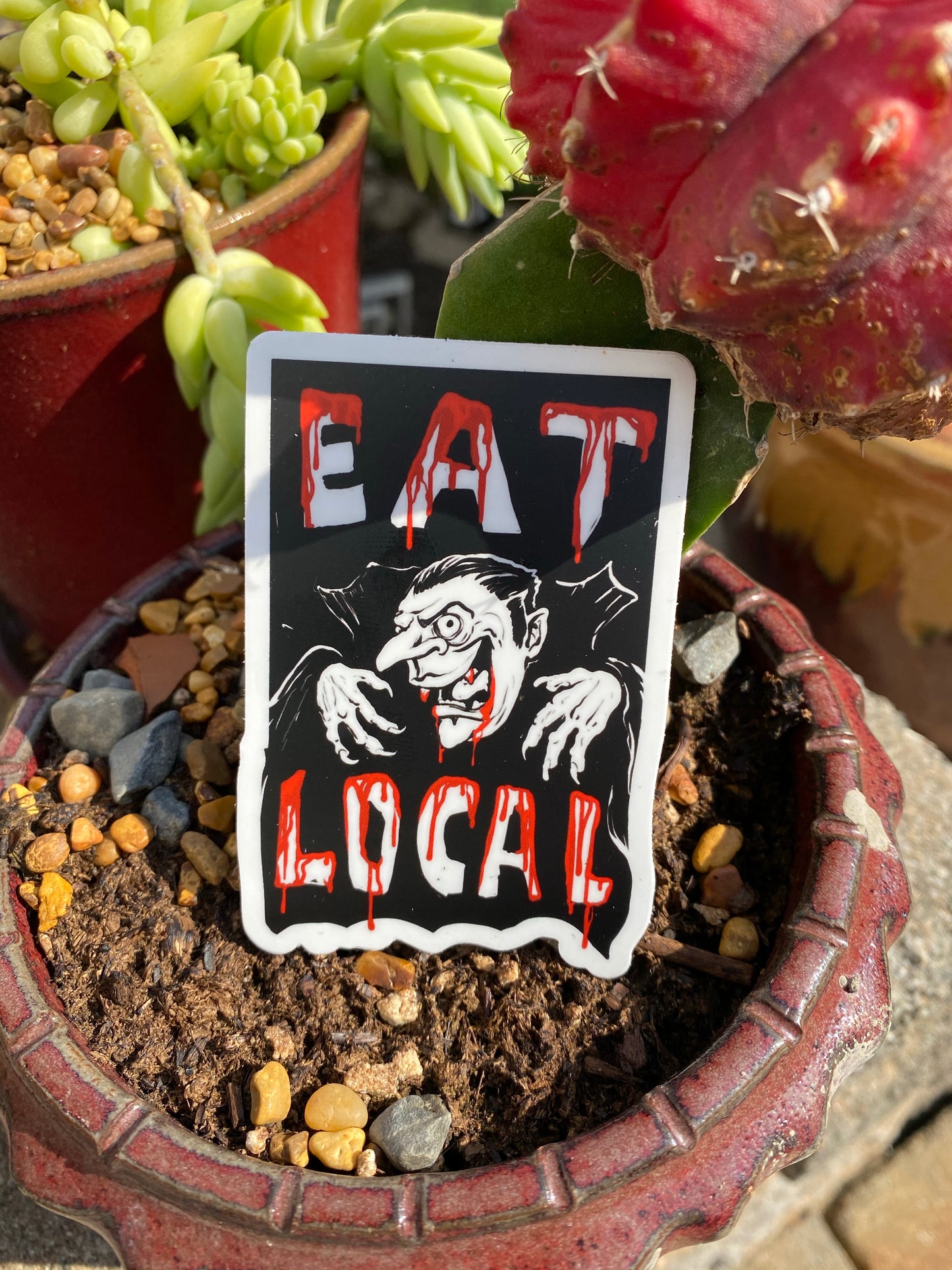 Dracula eat local - vampire Halloween Count Dracula Dante