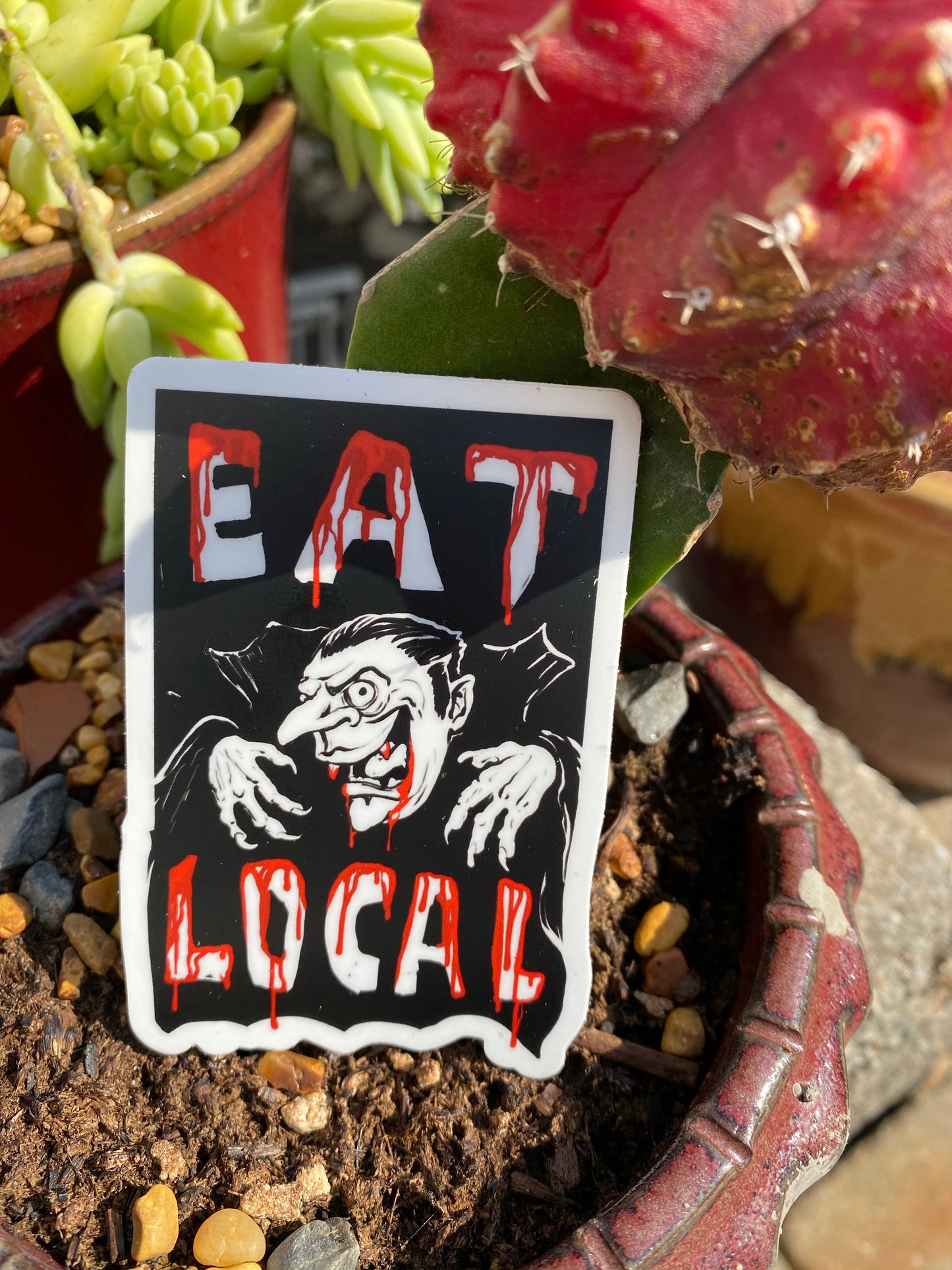 Dracula eat local - vampire Halloween Count Dracula Dante