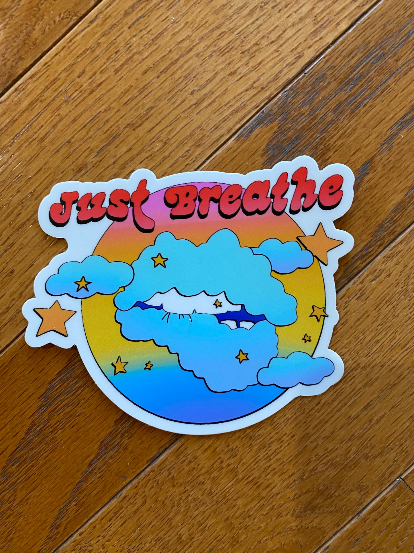 Cloud lip just Breathe Red- Namaste stars Sunset