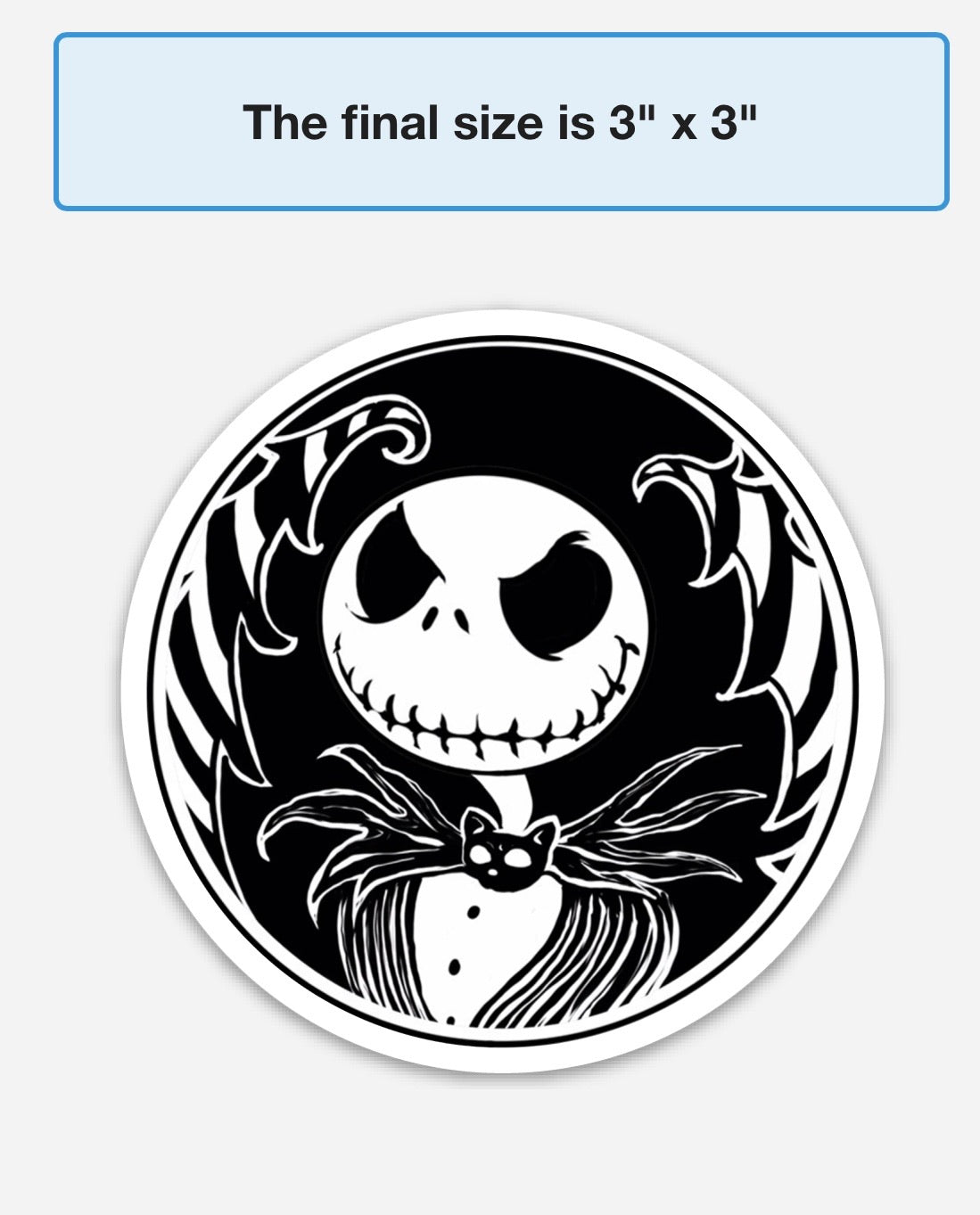 Pumpkin king - Vote for Jack 2021 sticker- Jack Skelton save Halloween movie Jack for President