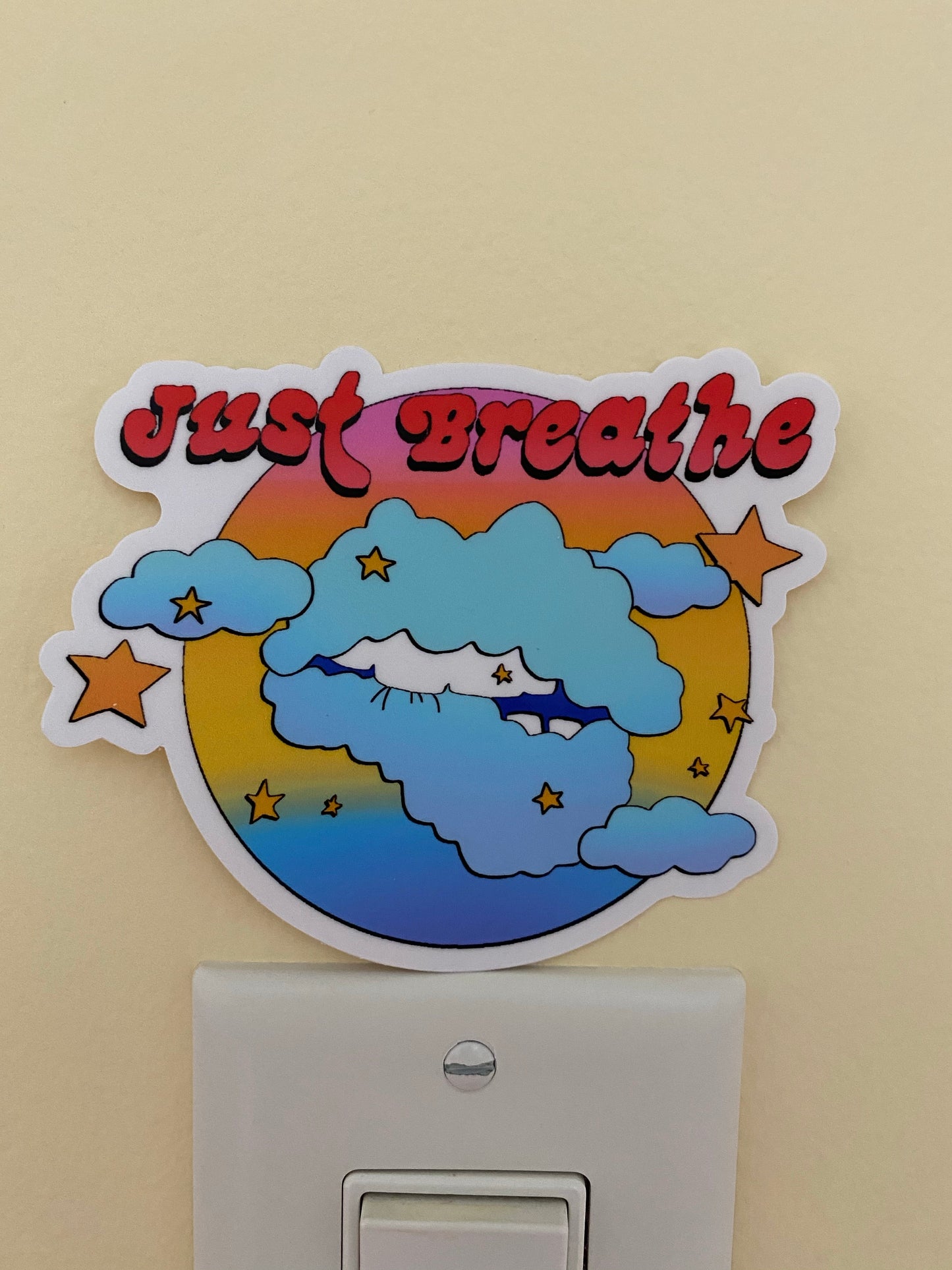 Cloud lip just Breathe Red- Namaste stars Sunset
