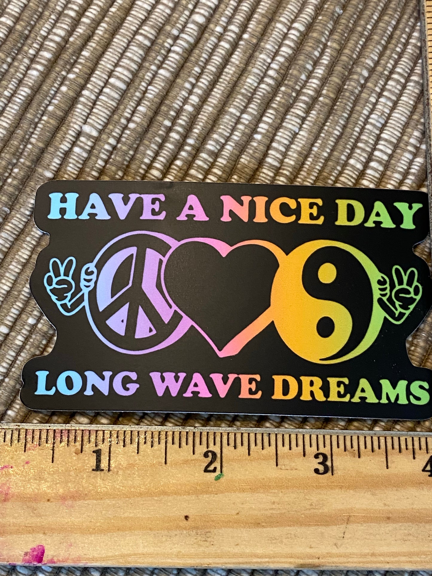 Long wave dreams - have a nice day sticker