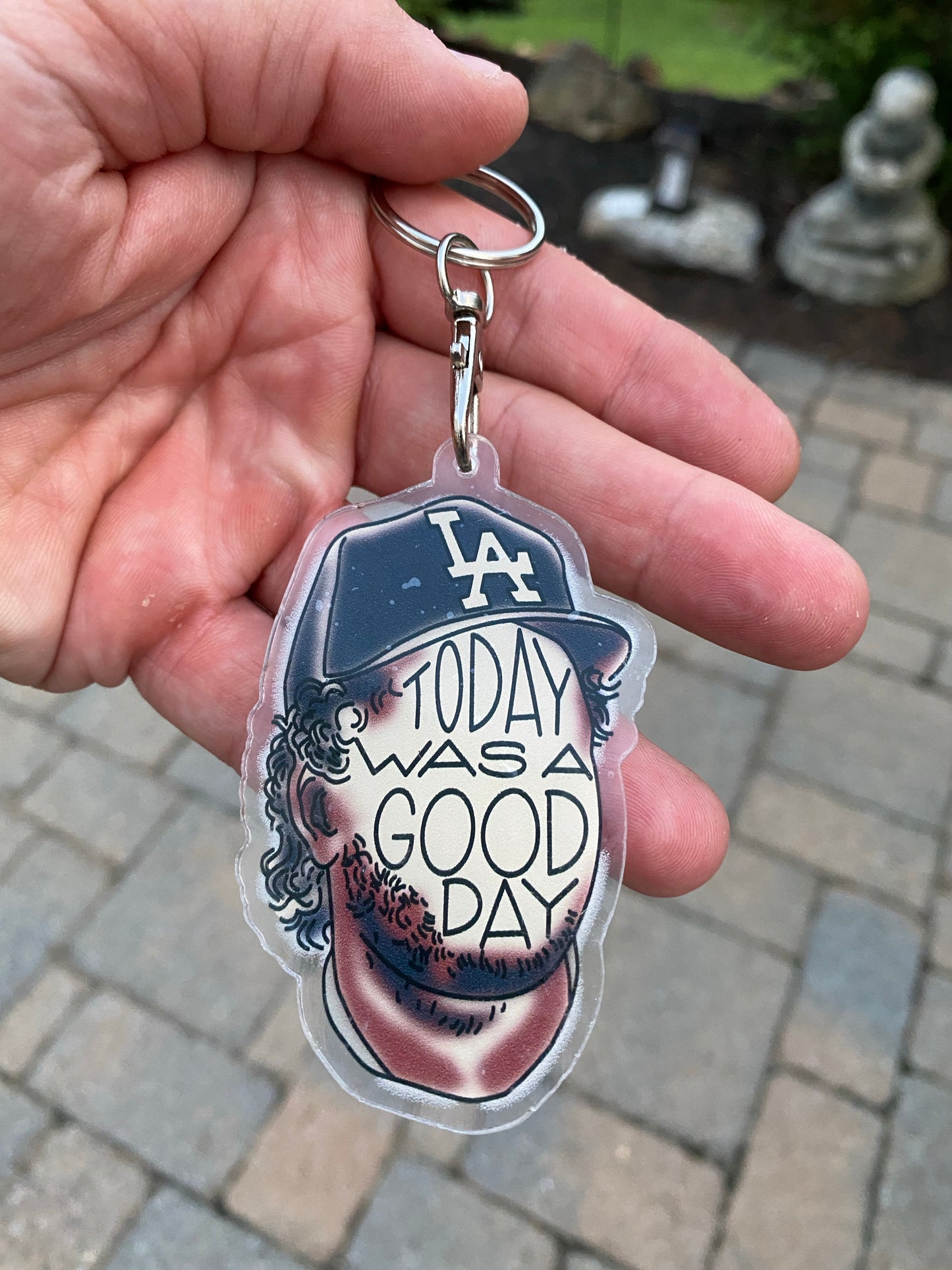 Today was a good day Keychain-Ice Cube NWA rap hip hop stickers