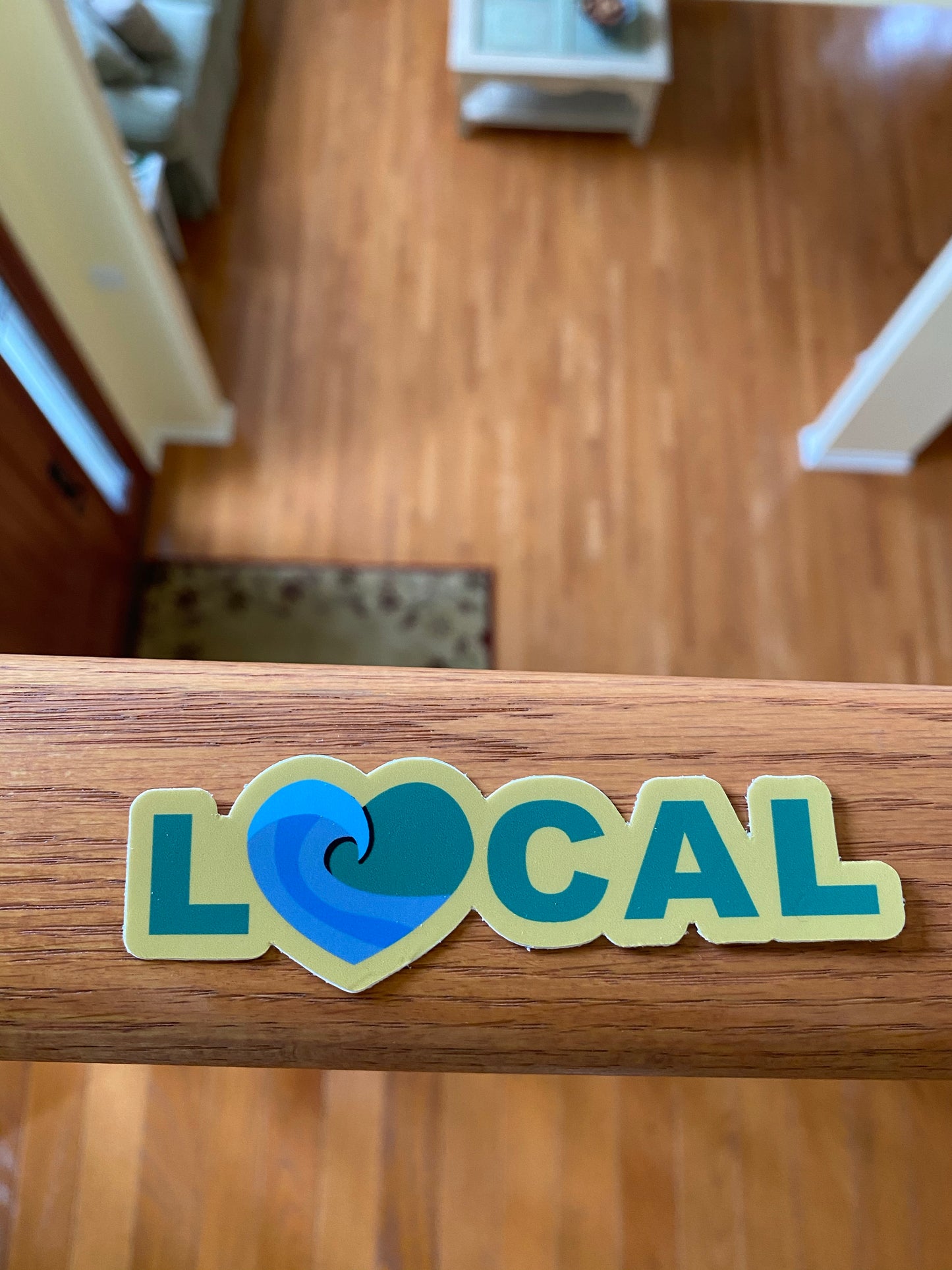 Local surf wave sticker - surf local local shop local
