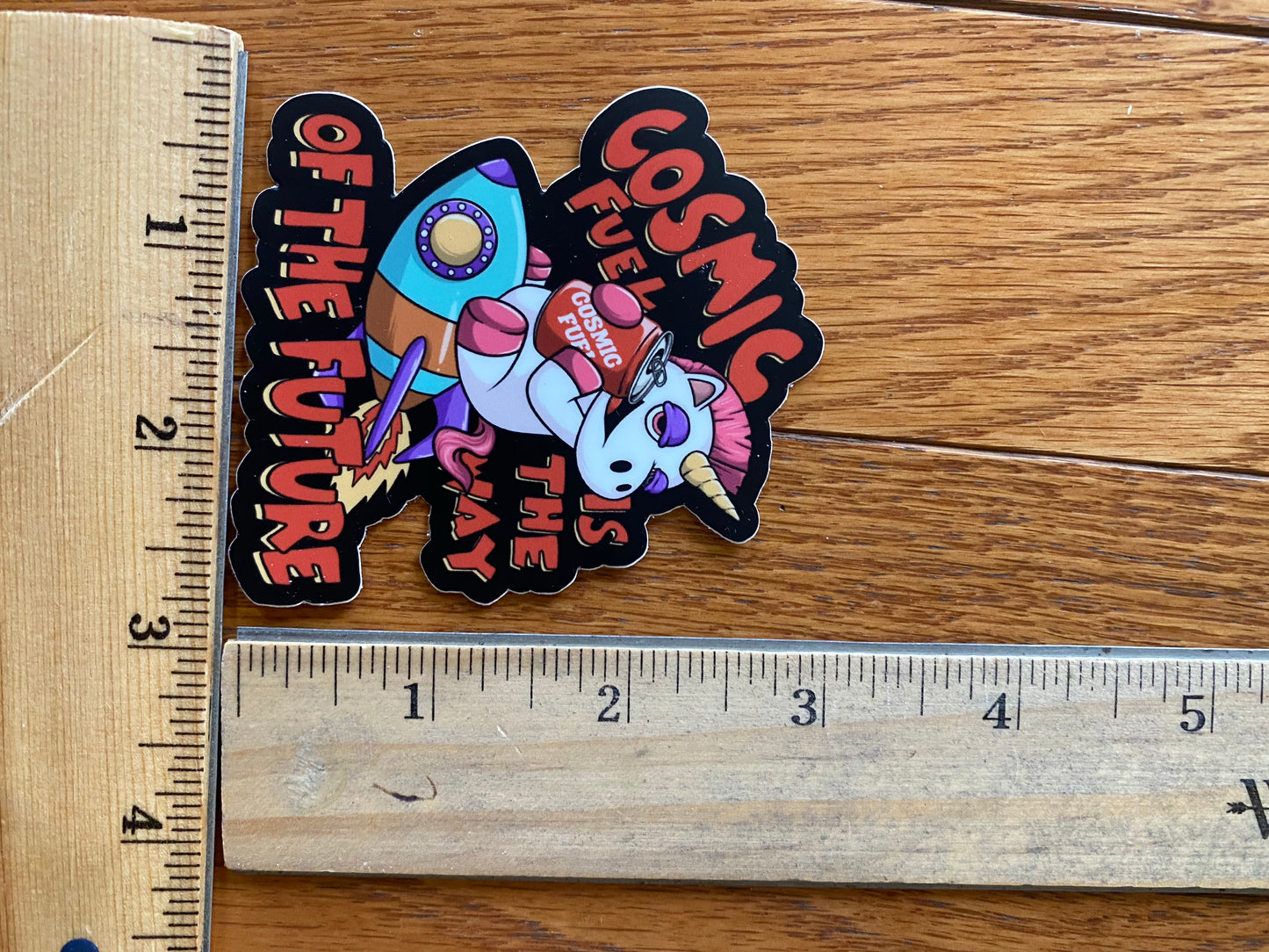 Unicorn - cute trippy unicorn cosmic fuel EDP electric zoo trance sticker