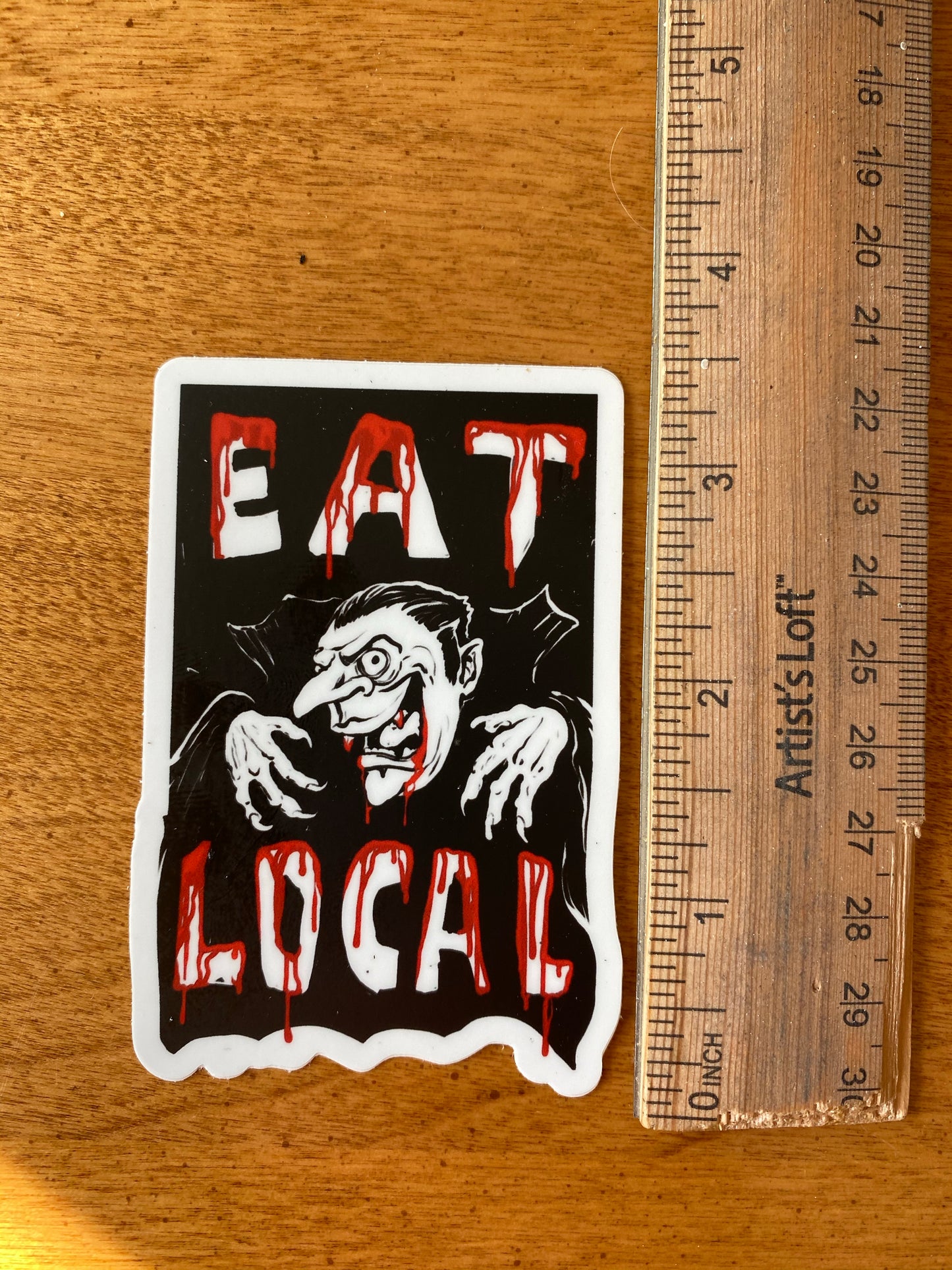 Dracula eat local - vampire Halloween Count Dracula Dante