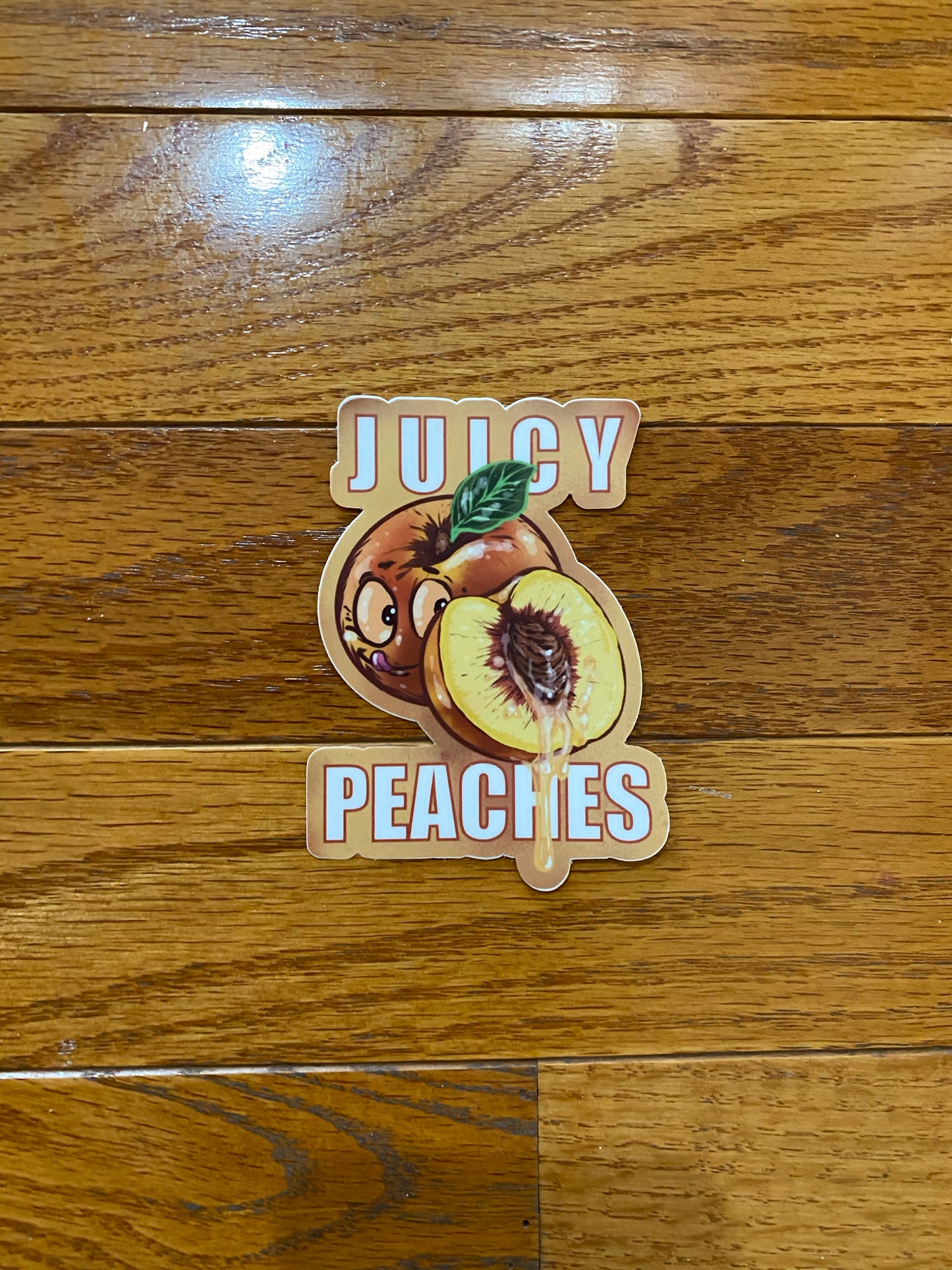 Farm Fresh sticker collection - juicy sweet peaches sticker