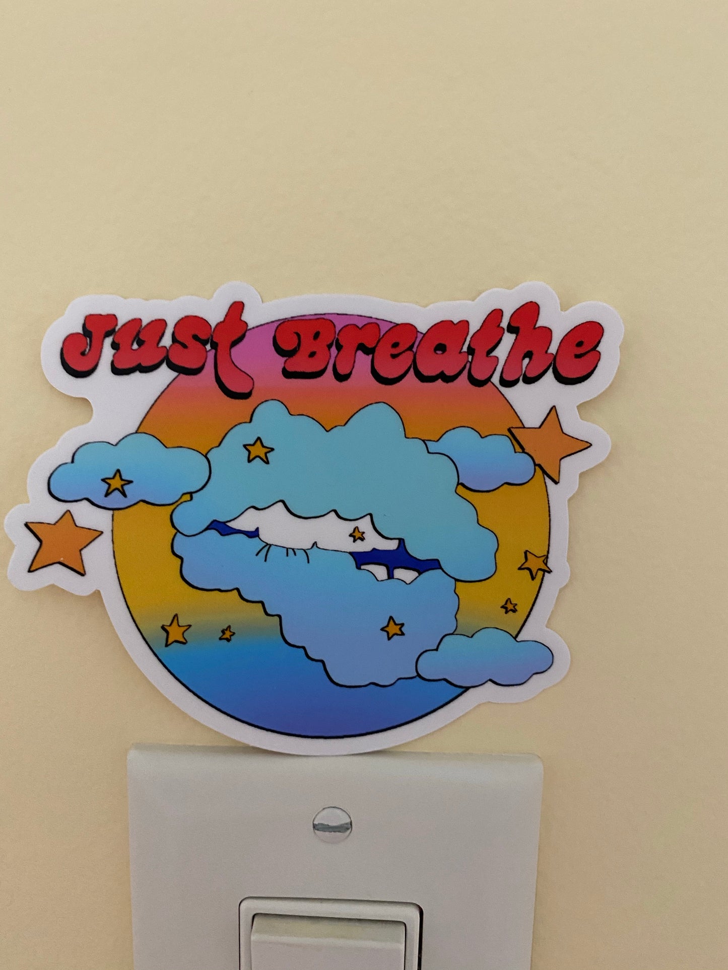 Cloud lip just Breathe Red- Namaste stars Sunset