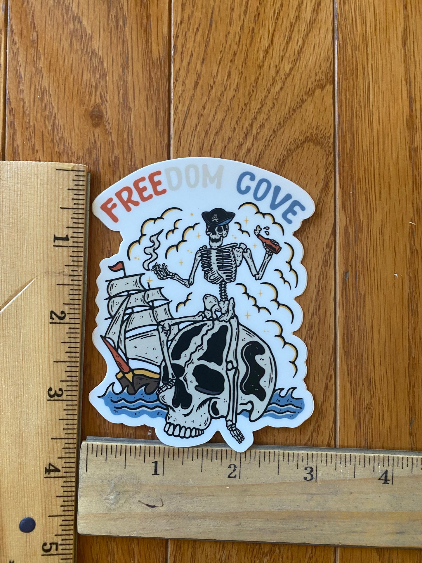 F Cove freedom cove pirate 3.5 vinyl brick ni boating jersey shore