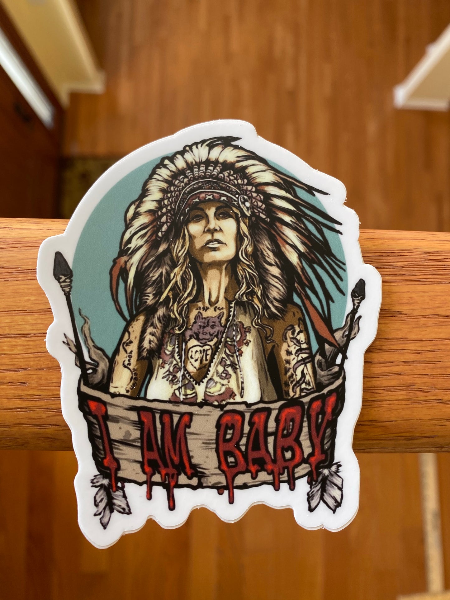 Baby firefly Captain Spaulding original fan art sticker I’m your bozo Jesus - devils rejects 3 from hell tutti fruti