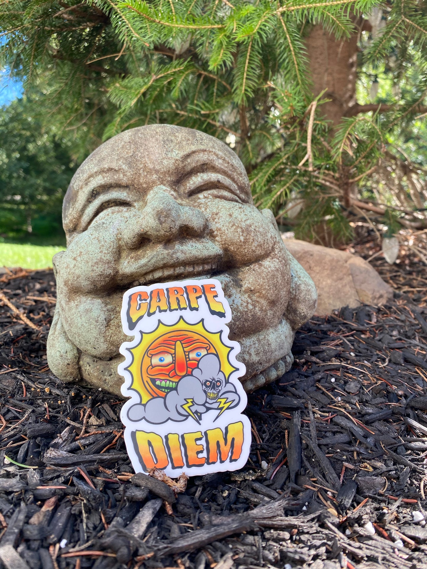 Carpe Diem Sun & Cloud - Seize the Day - live life