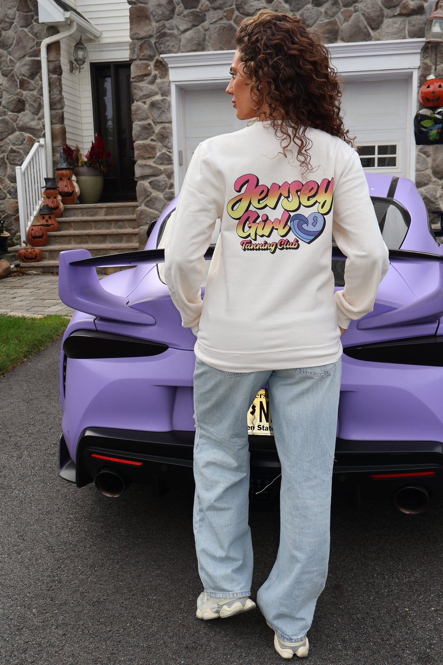 Jersey Girl Tanning Club Crew sweatshirt