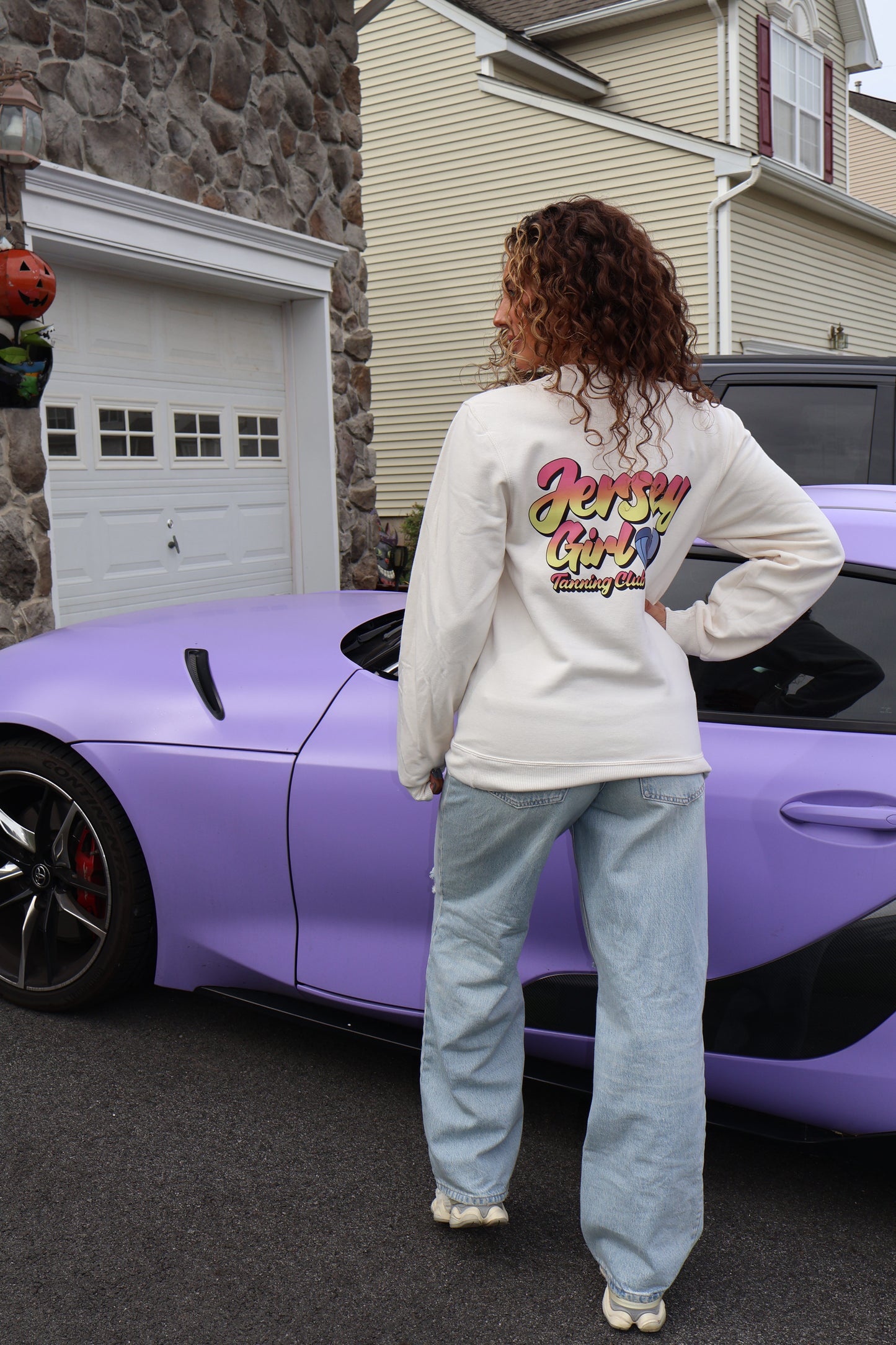 Jersey Girl Tanning Club Crew sweatshirt
