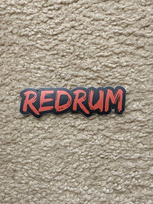 REDRUM the  Shining Jack Torrance sticker overlook hotel