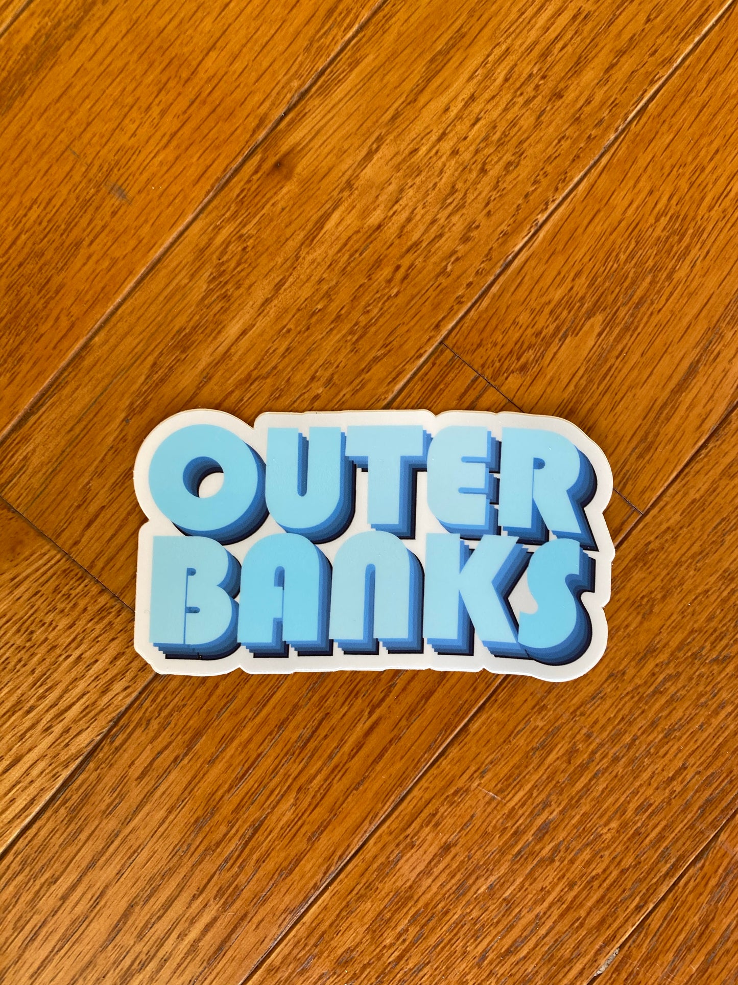 Outer Banks Blue  sticker  John B JJ Pope Kiara Sarah OBX