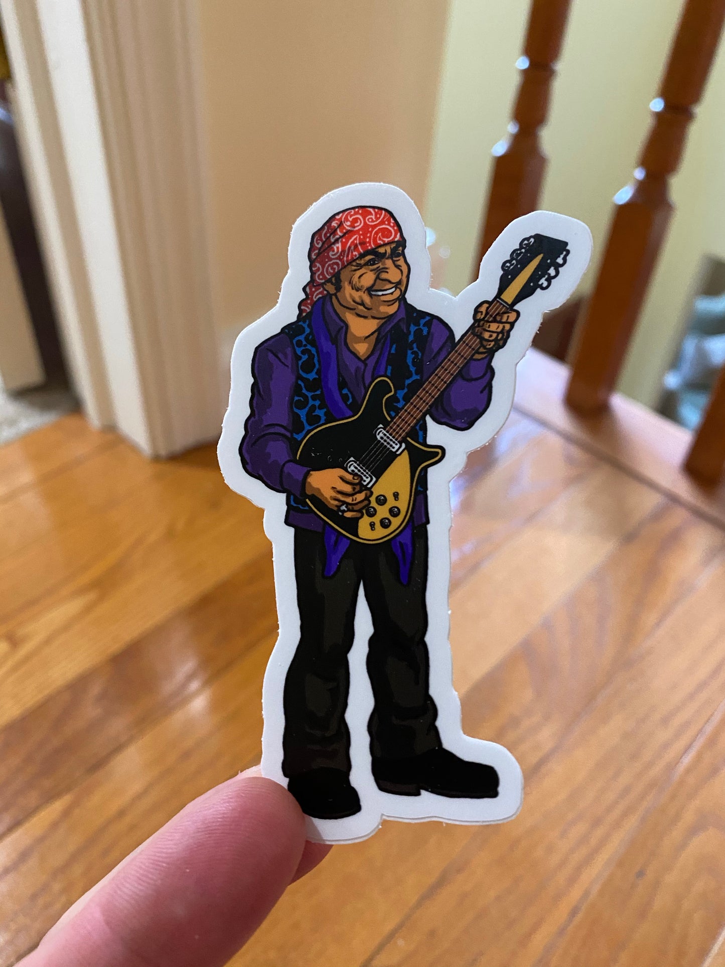 The Boss Stevie Z steve Nazar sticker - E street band