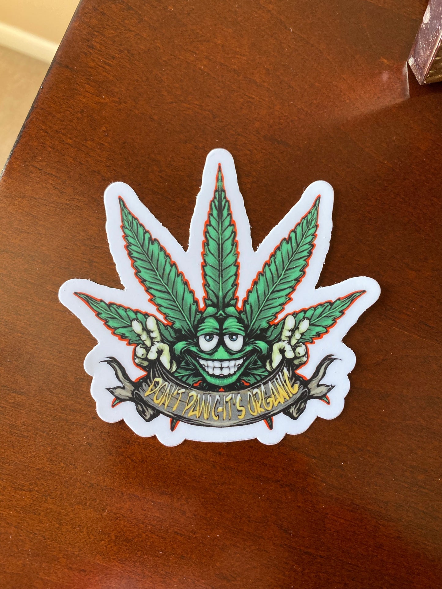 Don’t panic it’s organic sticker - high times purple haze